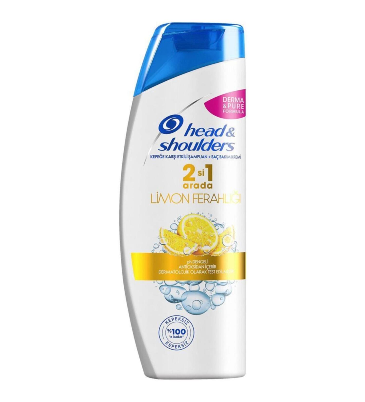 Head and Shoulders Lemon Fresh 2 in 1 Shampoo and Conditioner 400 ml - Buy Online on GoSupps.com