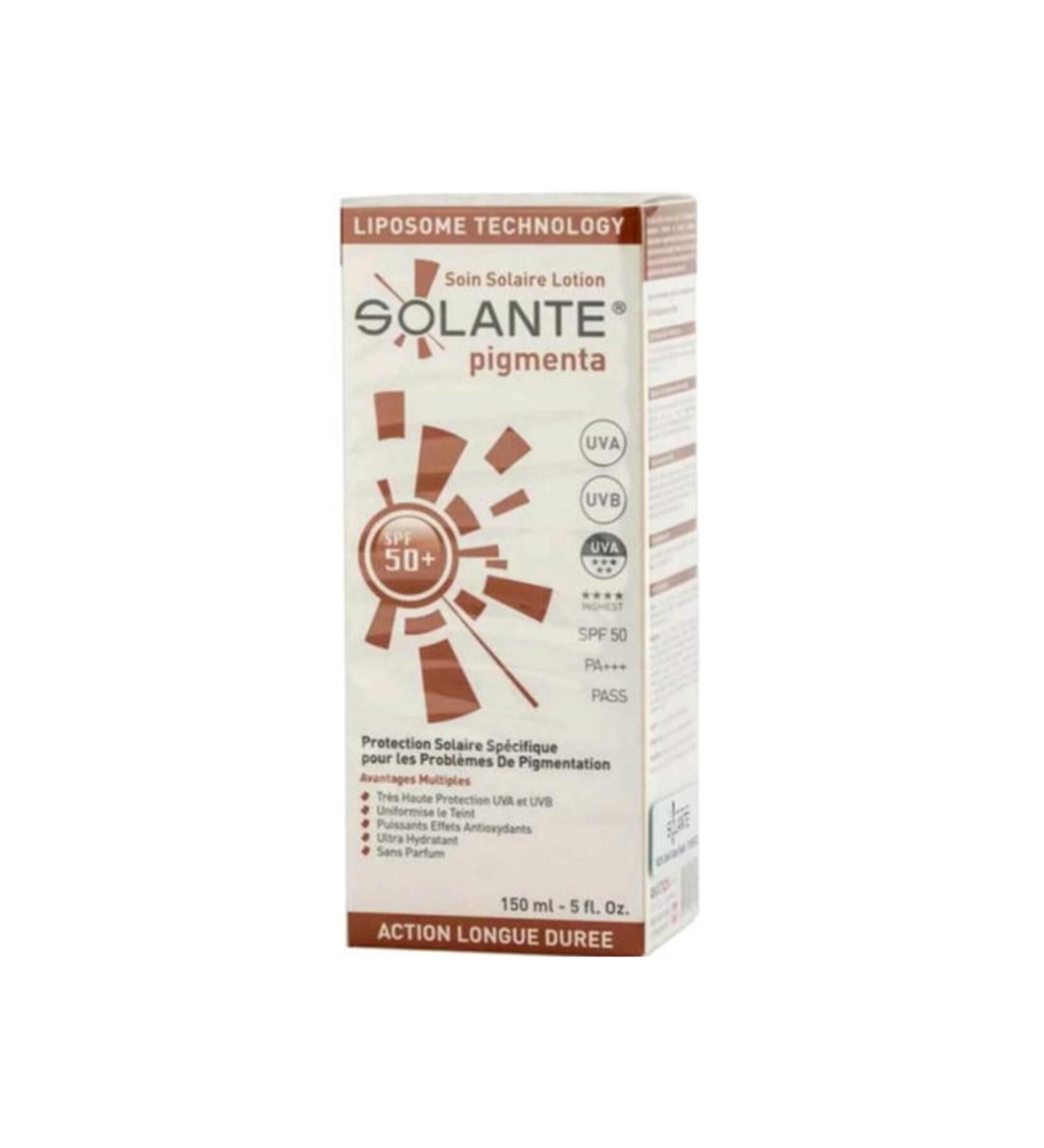 Solante Pigmenta 150 Ml Spf 50 and Action Longue Duree