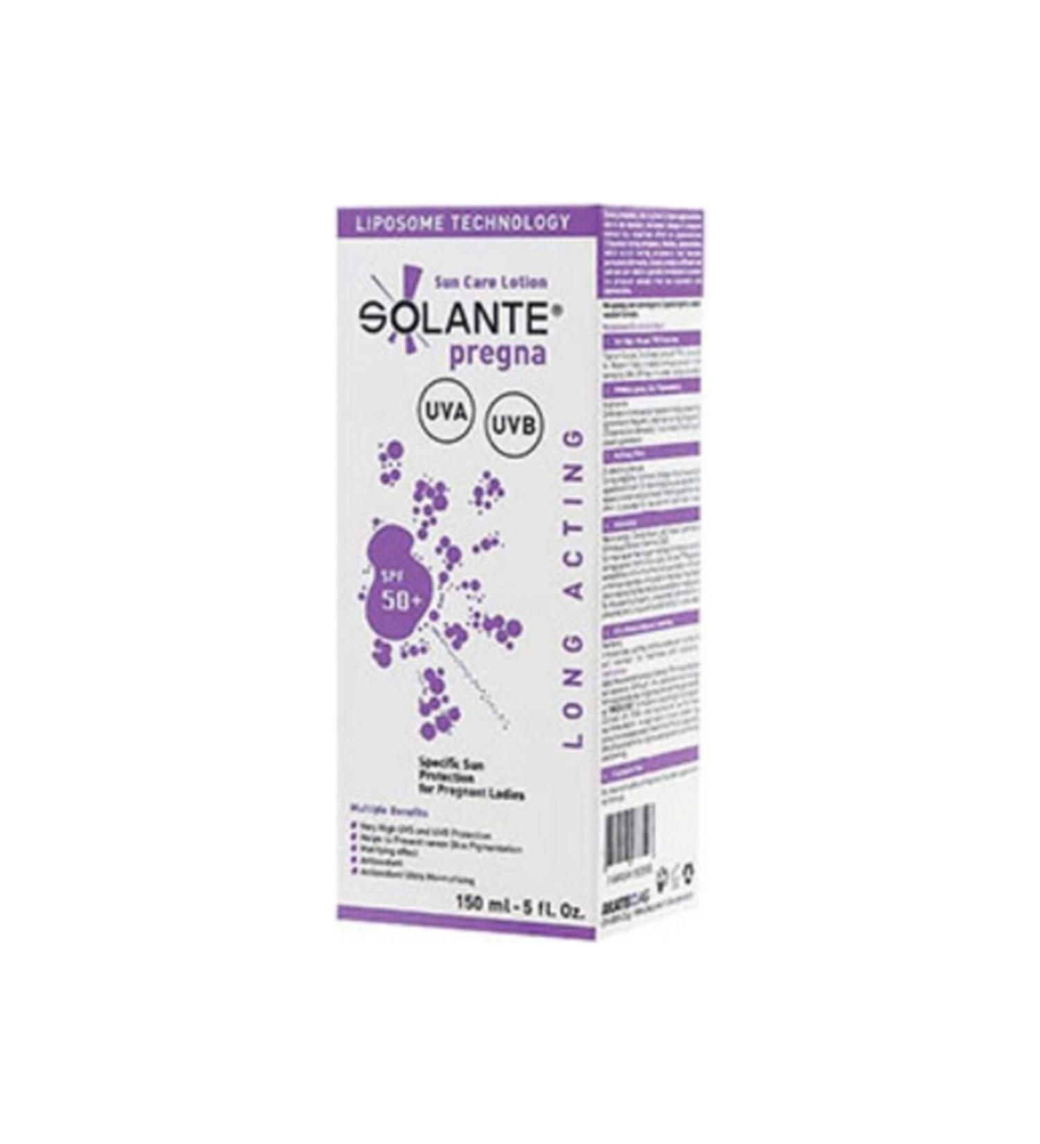 Solante Pregna Spf 50 150ml Sunscreen for Pregnant Women