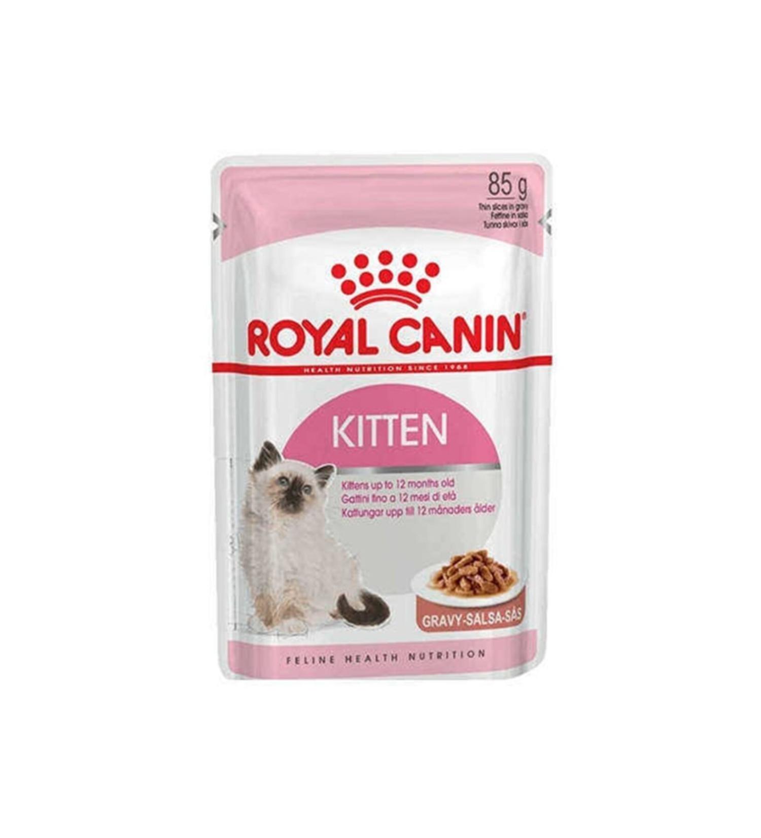 Royal Canin Kitten Gravy Instinctive Wet Cat Food 85 Gr * 12 Pieces