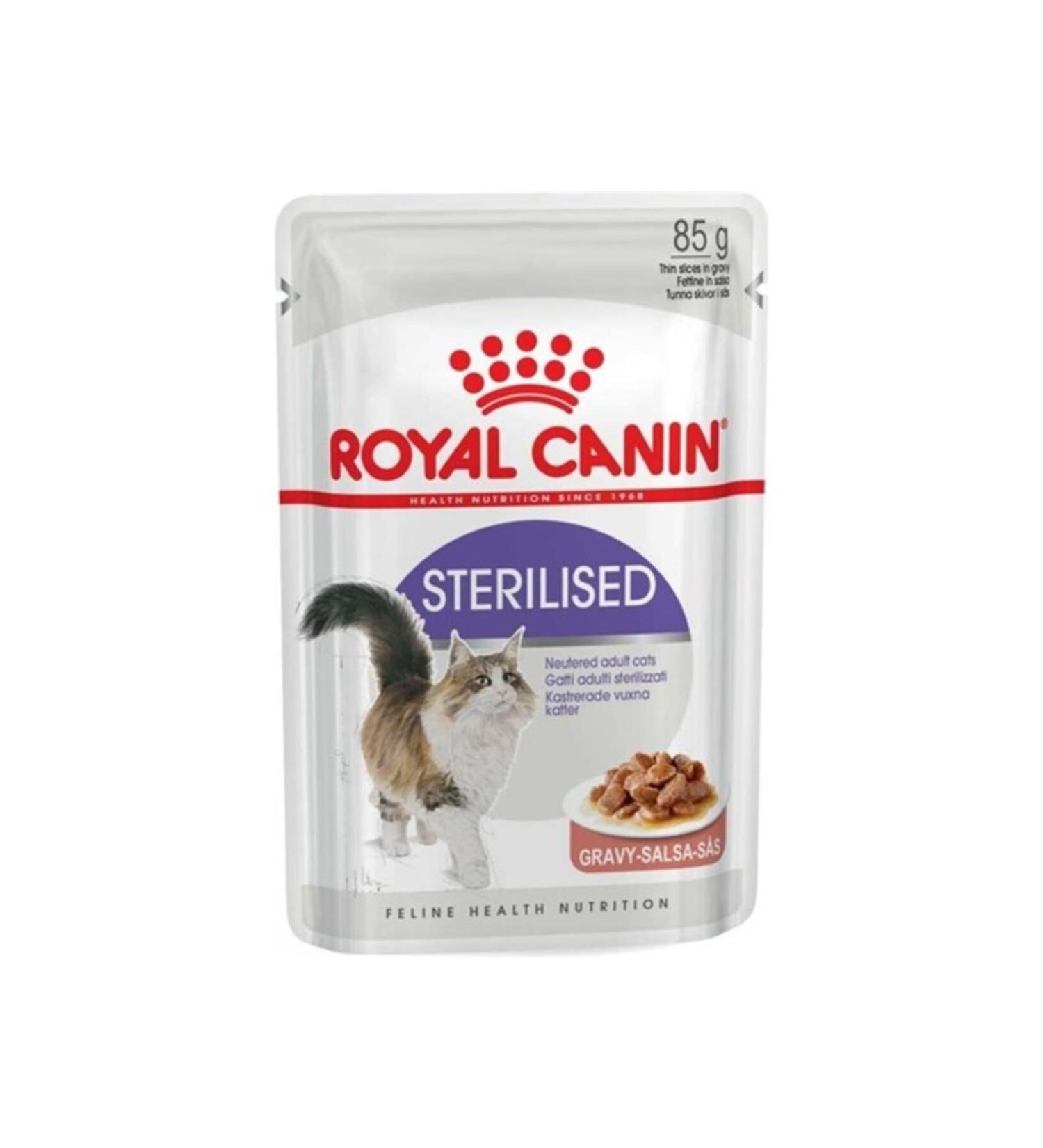 Royal Canin Sterilized Wet Cat Food for Neutered Cats 85 Gr * 12 Pieces