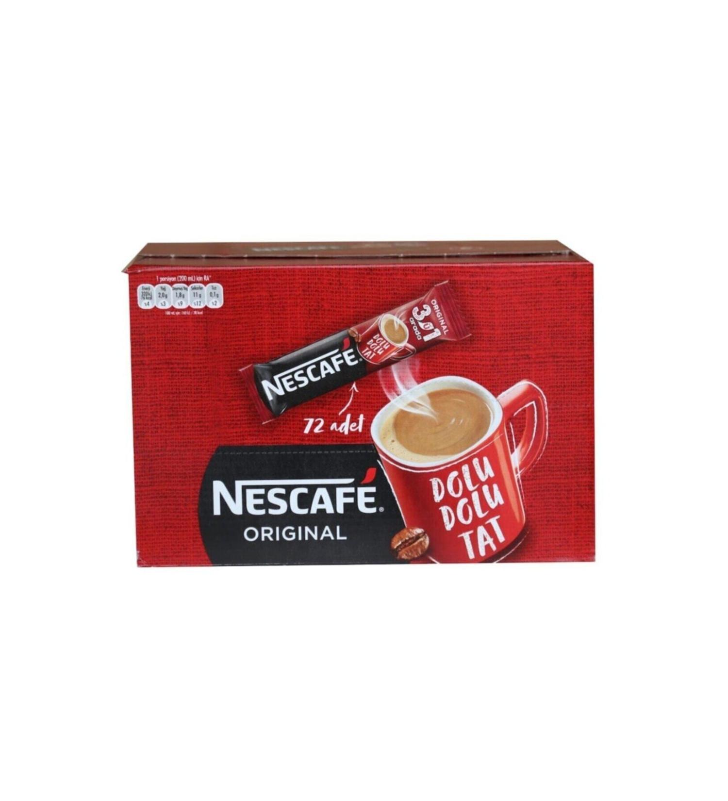 Nestle Nescafe 3 in 1 72 2 Pack X 18 Gr