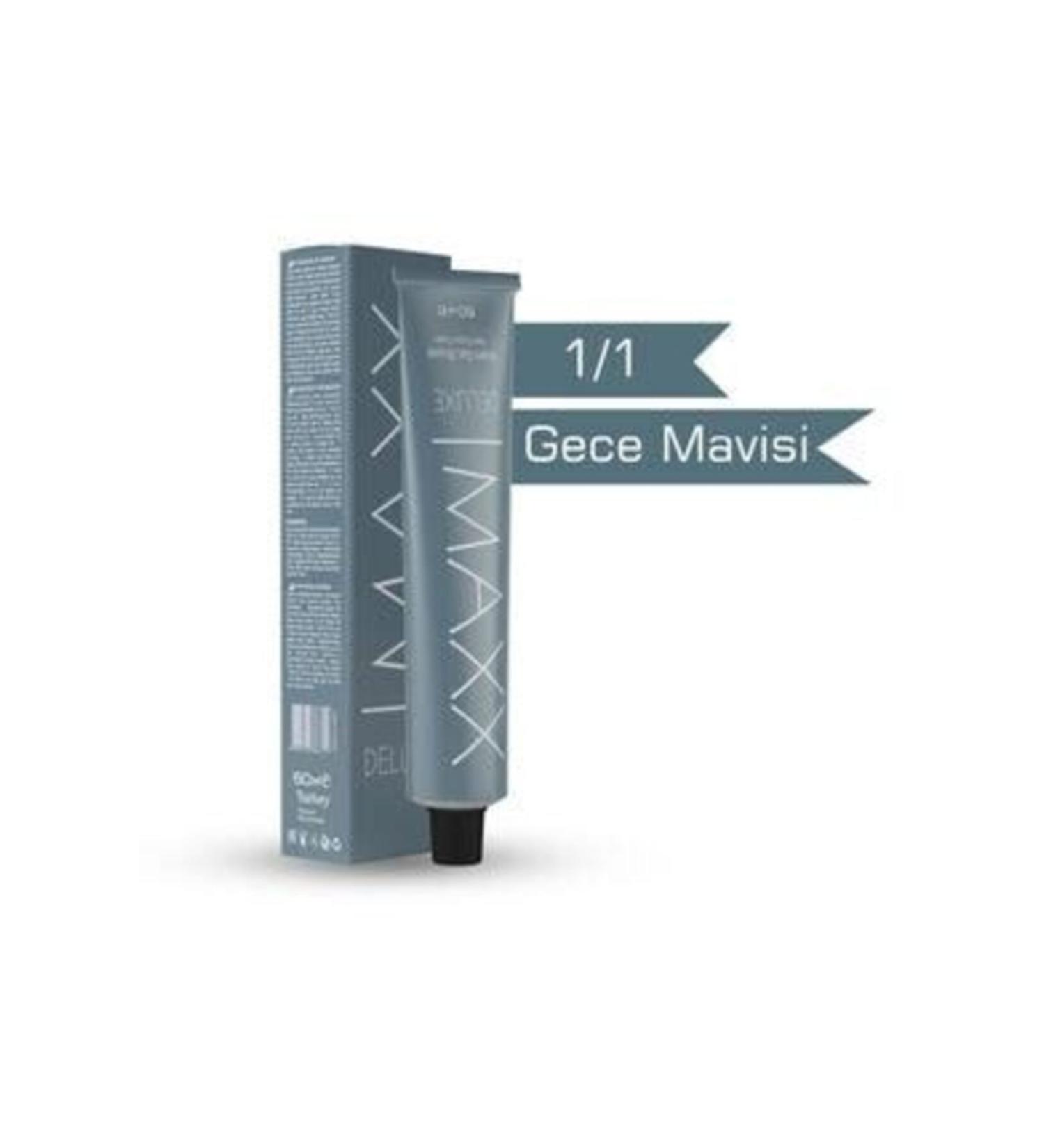 MAXX DELUXE 1/1 Midnight Blue Cream Hair Dye 60 ml