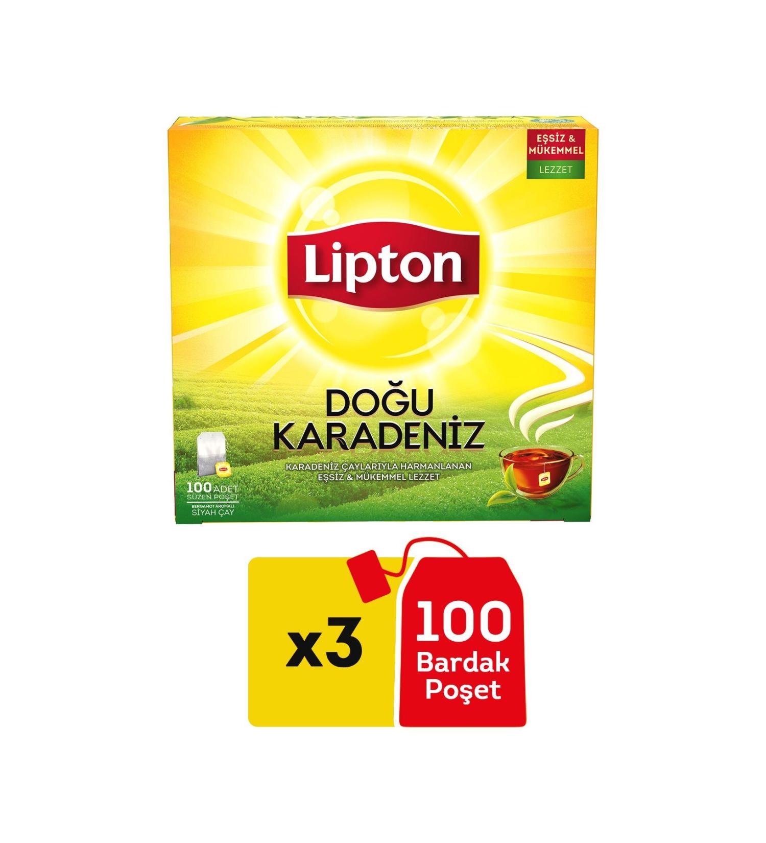 Lipton Eastern Black Sea Cup Tea Bags 100 x 3 pieces - Buy Online on GoSupps.com