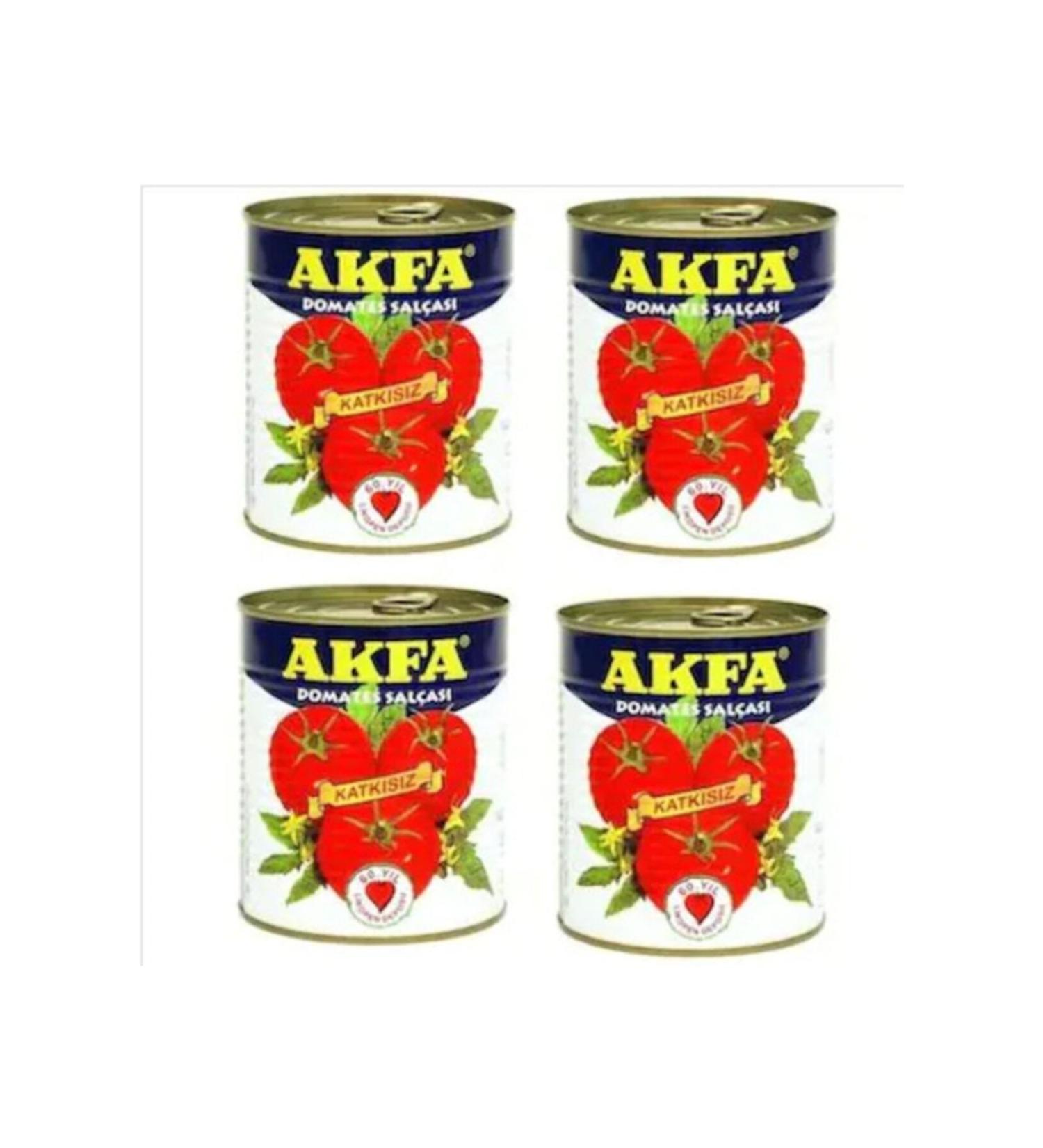 AKFA TEA Akfa Tomato Paste Tin 4 X 830 G - Buy Online on GoSupps.com
