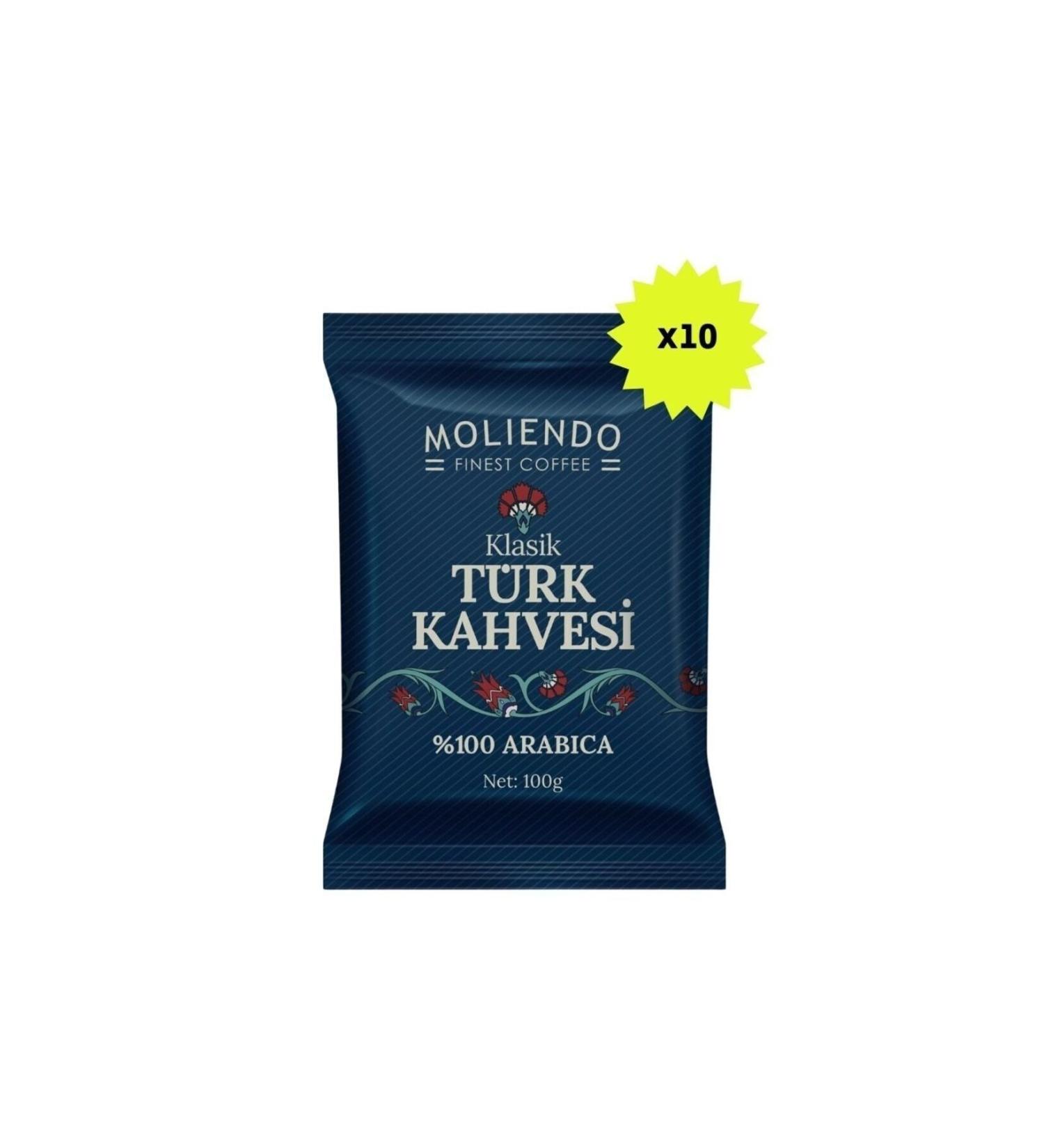 Moliendo Classic Turkish Coffee 100 G 10 Pcs Advantage Pack - Buy Online on GoSupps.com