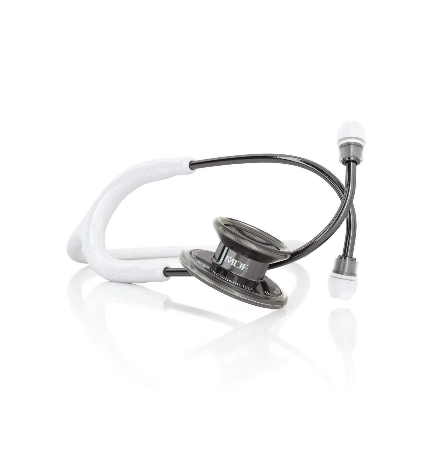 MDF Instruments Md One Stainless Steel Stethoscope - White/perla Noire - Buy Online on GoSupps.com