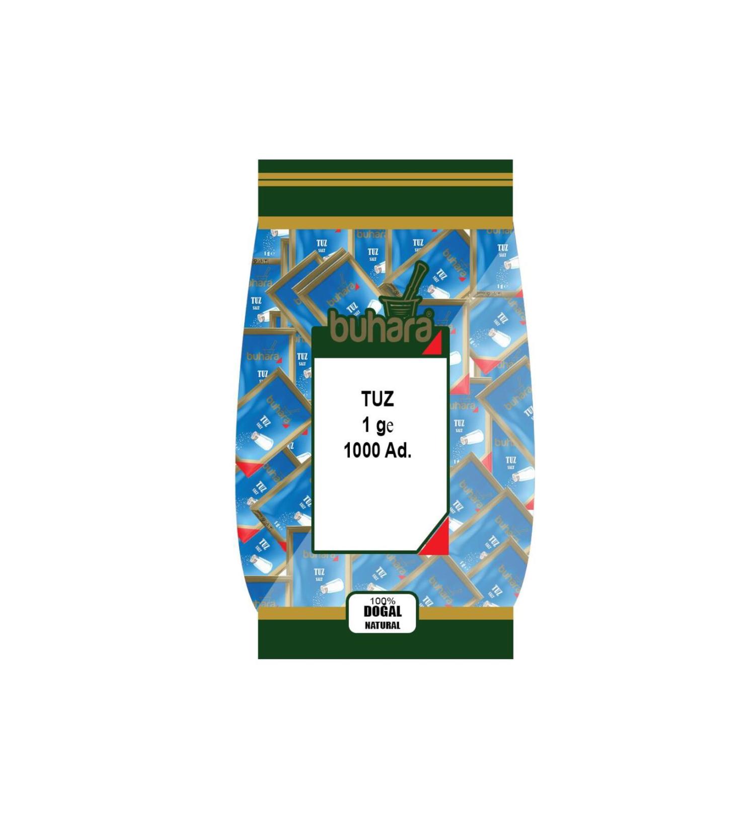 Buhara DISPOSABLE BAG SALT 1 GR 1 Gr X 1000 Pcs.
