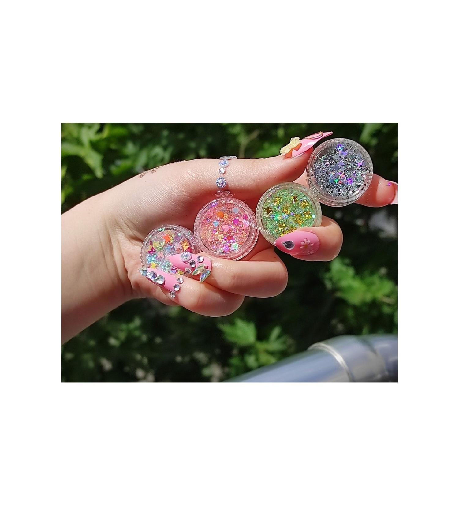 hbtasarim Glitter Creamy Eyeshadow Glitter Gel Eyeshadow Set of 4 - Buy Online on GoSupps.com