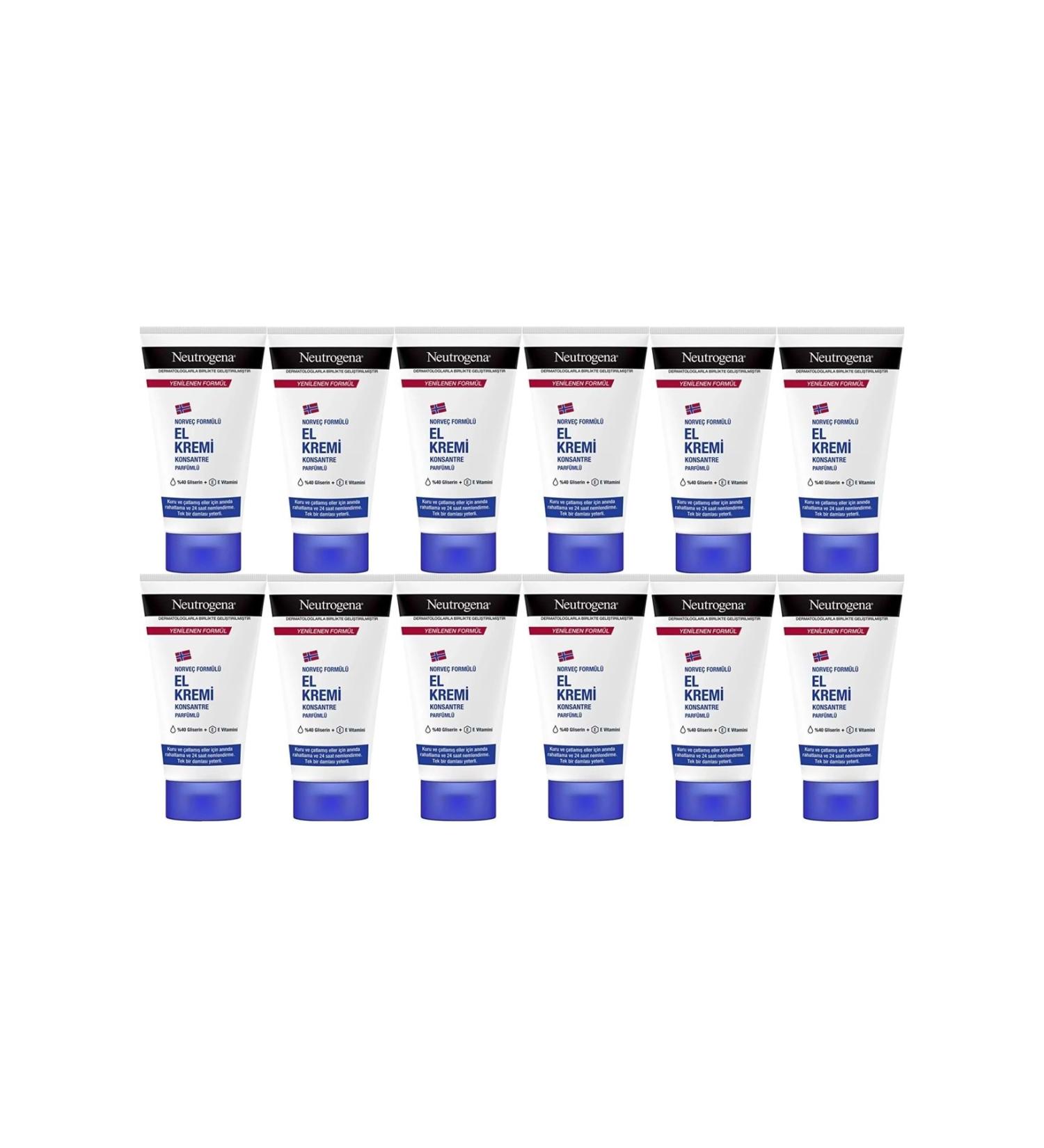 Neutrogena Hand Care Cream 50ml Perfumed (SET OF 12)