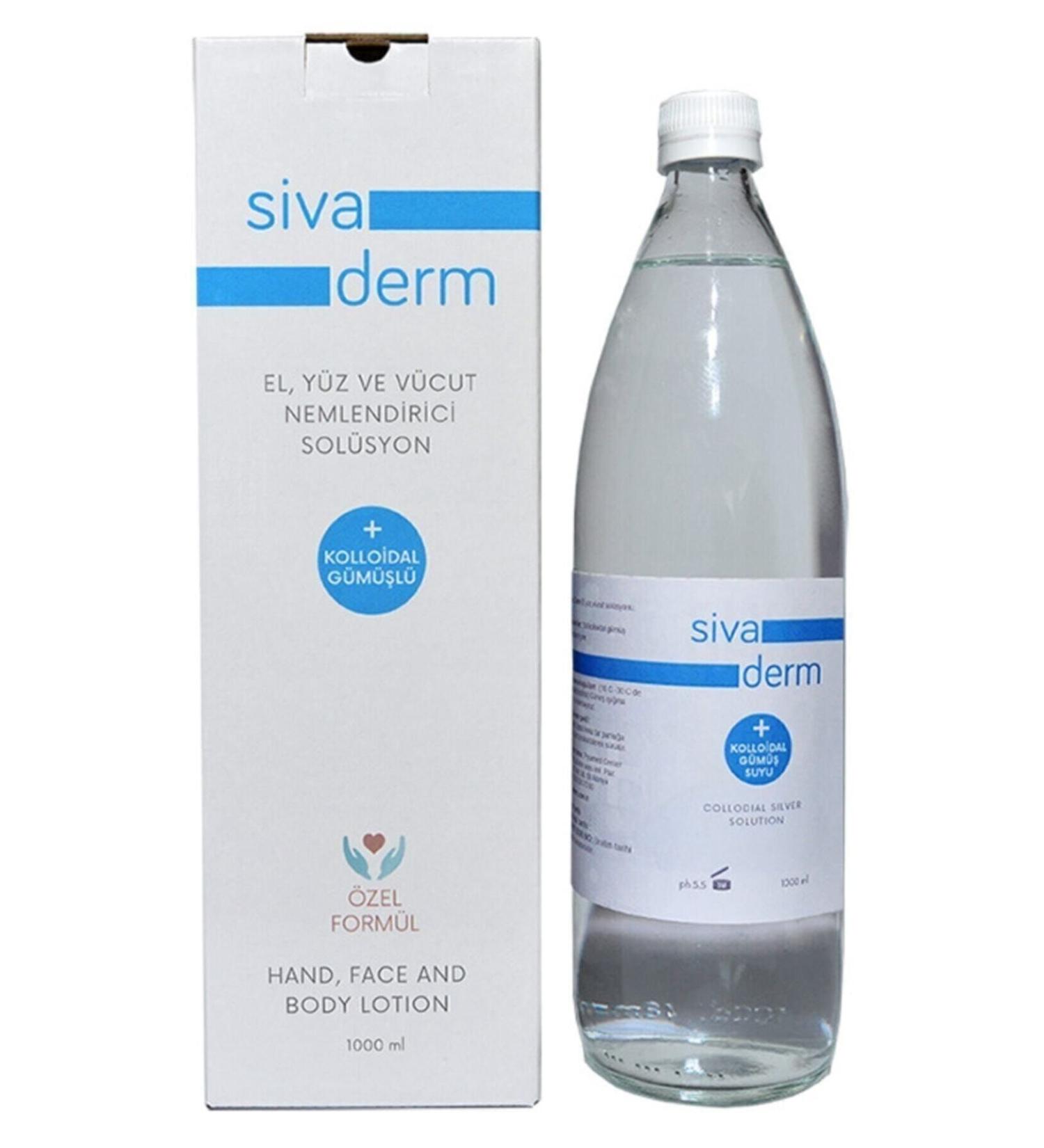 Siva Derm Plaster Derm Colloidal Silver Water 1000ml
