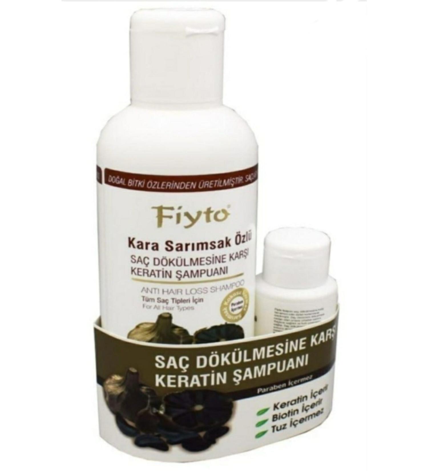 Fiyto Black Garlic Keratin Shampoo 500ml Hair Solution 75ml