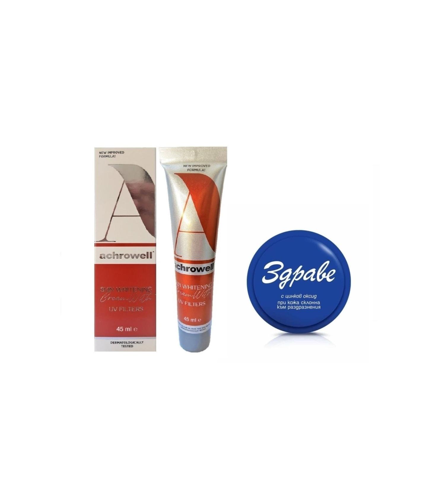 ZDRAVE Achrowell Blemish Whitening Cream And (3gpabe) Acne Pimple Cream