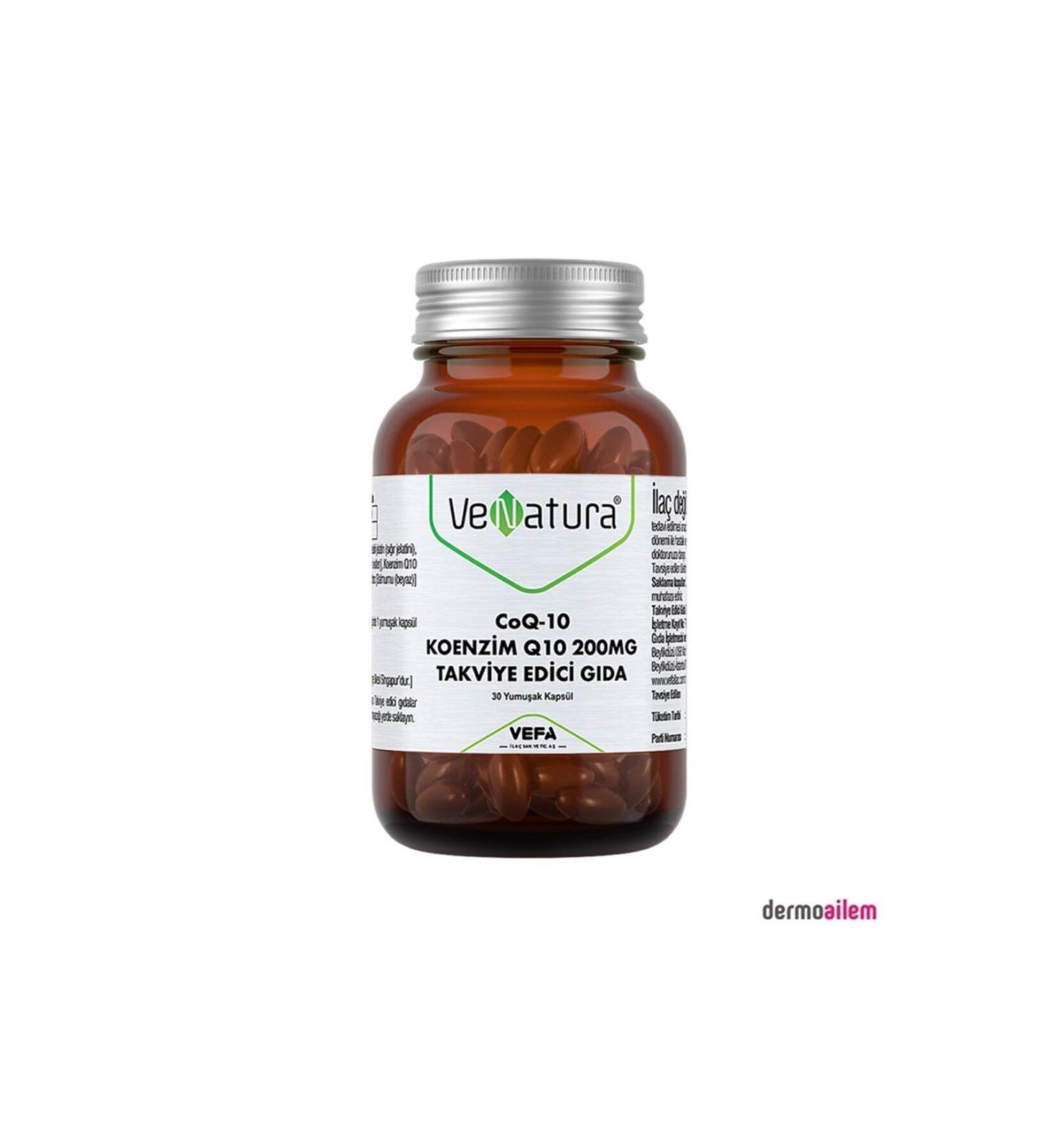 Venatura Coenzyme Q10 200 mg 30 Softgels