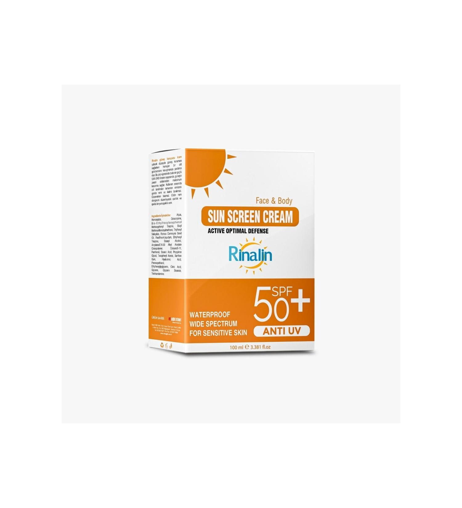 RINA Rinalin Sun Cream +50SPF 100ml