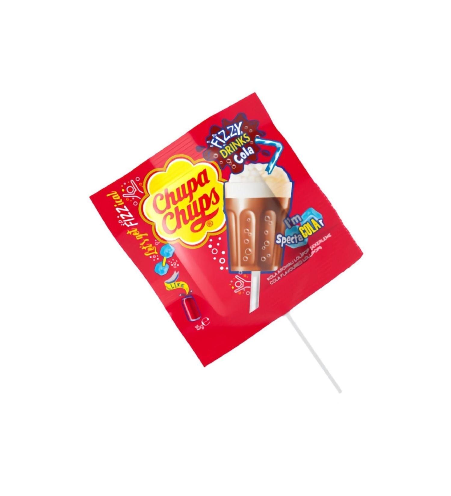 Chupa Chups 3d Fizzy Drinks Cola & Orange 25 Pieces X 15g