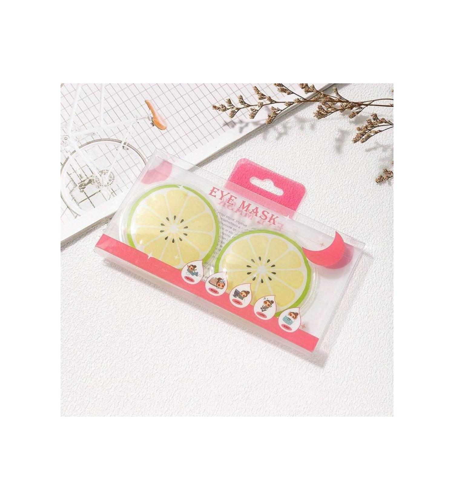 GoodieBox Reusable Cooling Eye Mask-Hot & Cold Compress Eye Patch (Ethanol Free)-Lemon - Buy Online on GoSupps.com