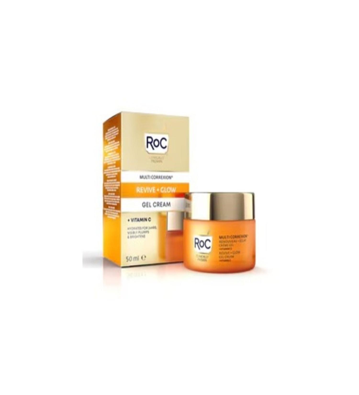 Roc - Vitamin C Containing Skin Tone Equalizer Brightening Oil-Free Gel Face Cream 50 ml - Buy Online on GoSupps.com