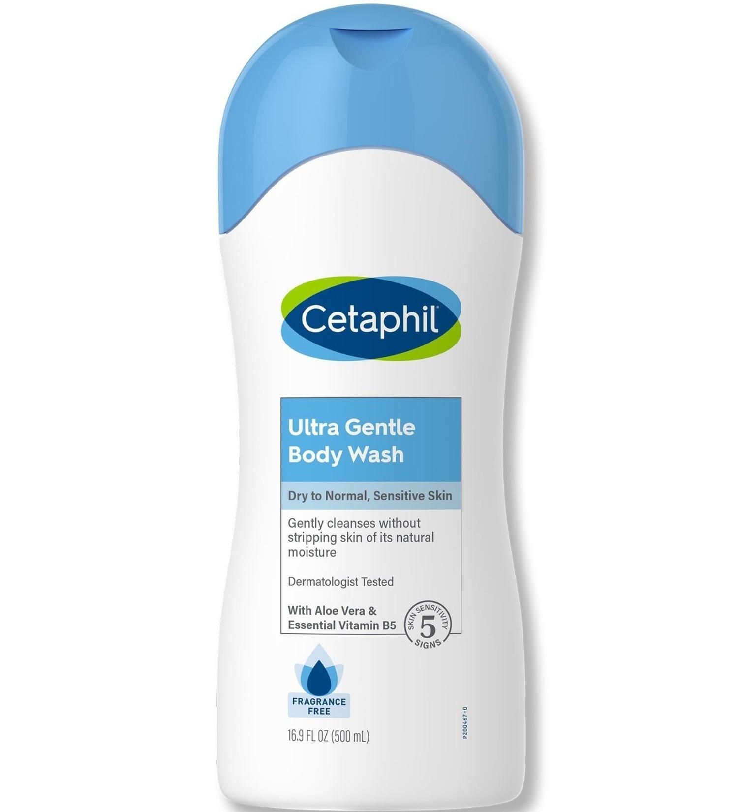 Cetaphil Ultra Gentle Unscented Body Wash 500ml - Buy Online on GoSupps.com