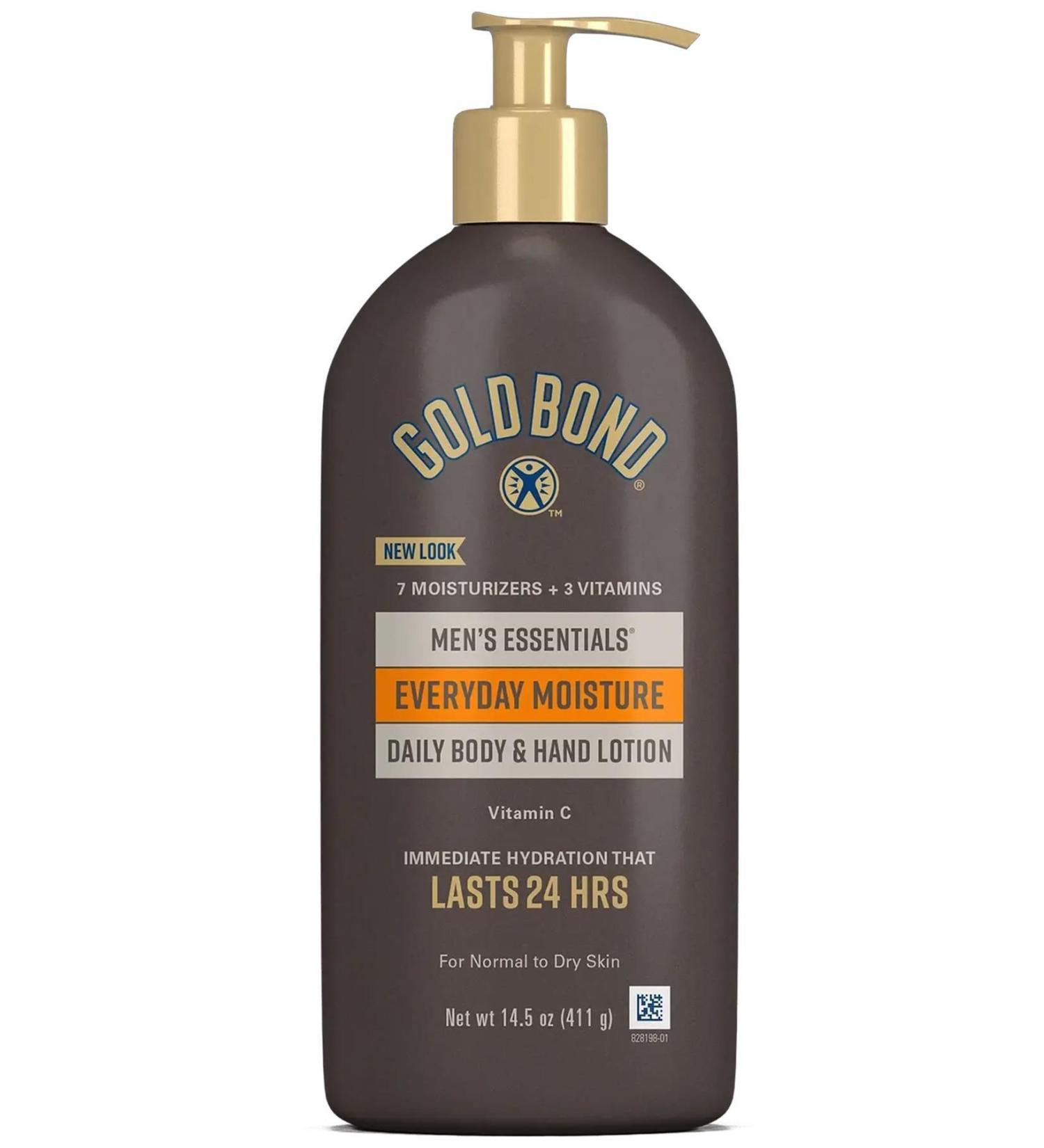 GOLD BOND Mens Essentials Daily Moisturizing Body and Hand Lotion 411GR