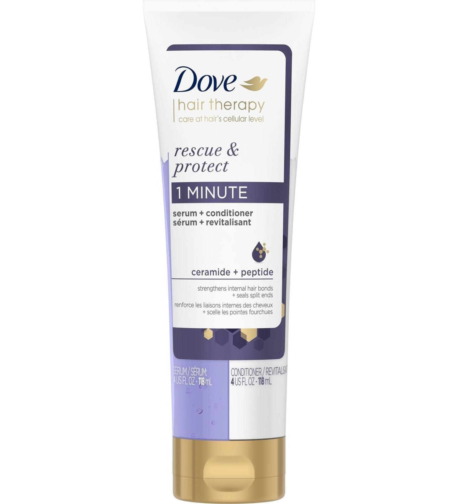 Dove Rescue & Protect 1 Minute Serum + Conditioner 118ML