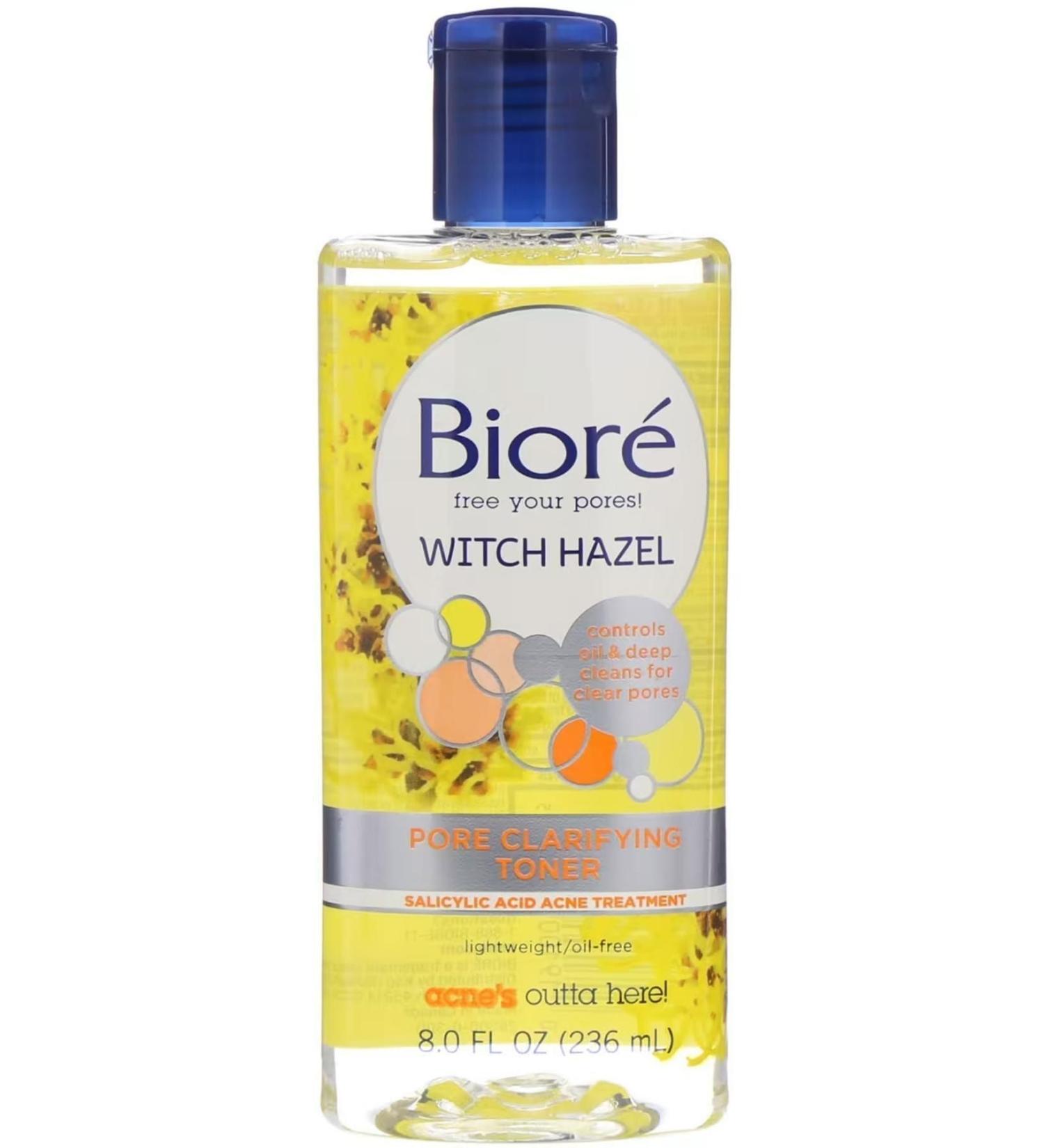 Biore Witch Hazel Anti-Acne Oil-Free Pore Refining Toner 236ml