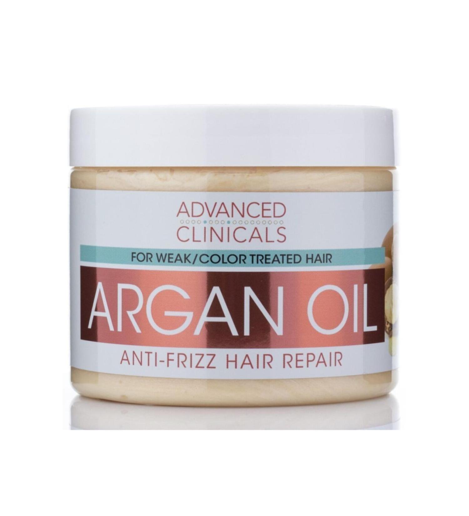 ADVANCED CLINICALS Argan Oil Anti-Frizz Repairing Hair Mask 340gr
