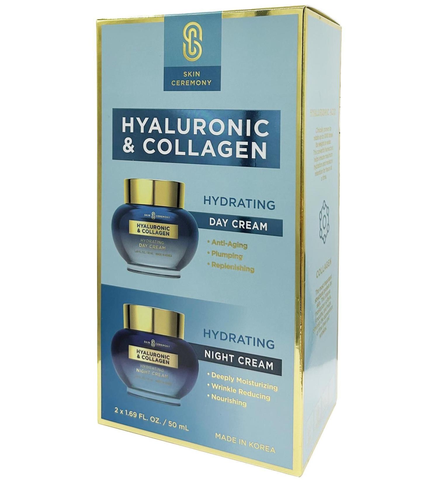 SC Skin Ceremony Hyaluronic & Collagen Night and Day Cream Duo Set 2x50ML