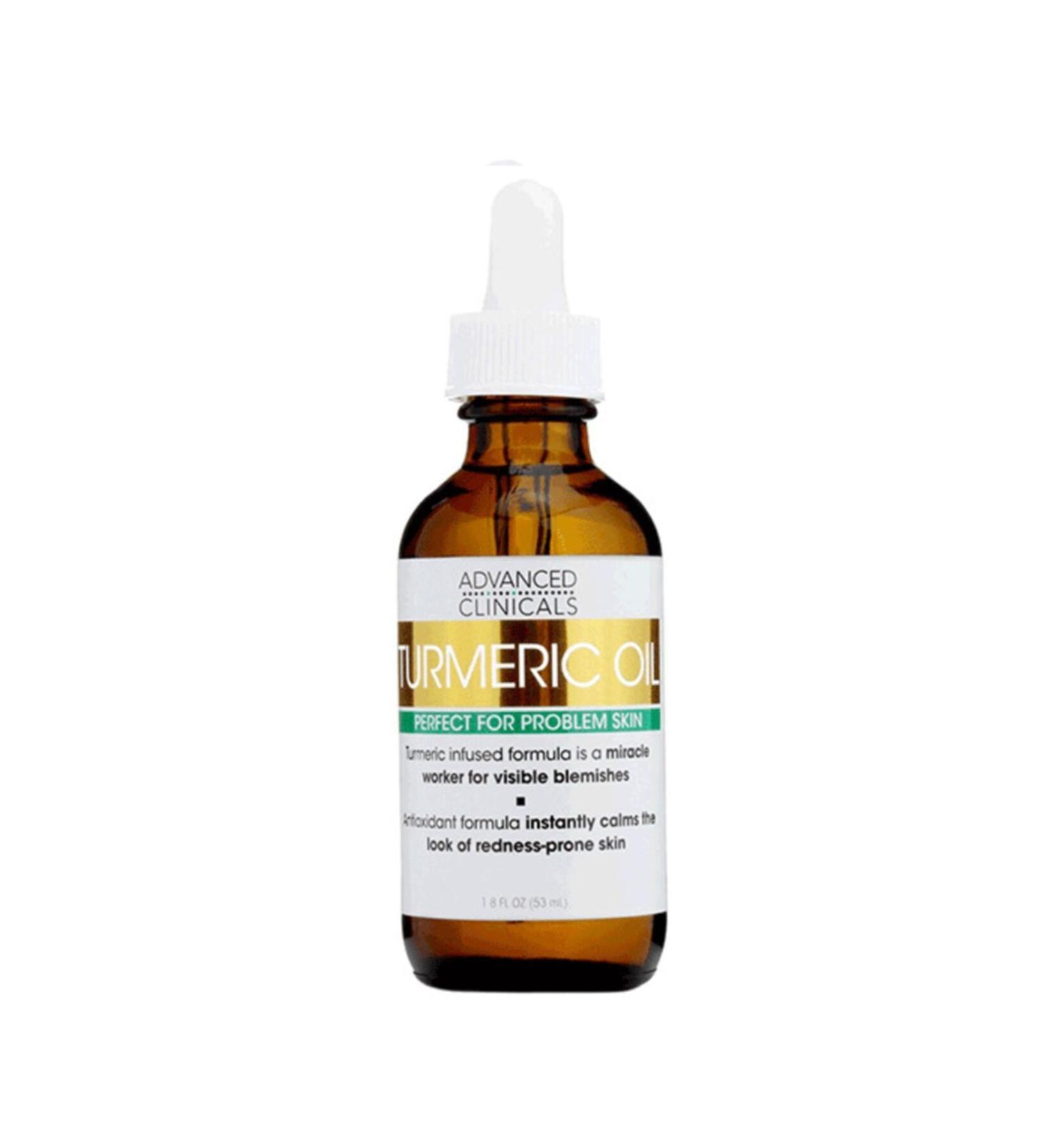 ADVANCED CLINICALS Turmeric Oil Face Serum for Problem Skin