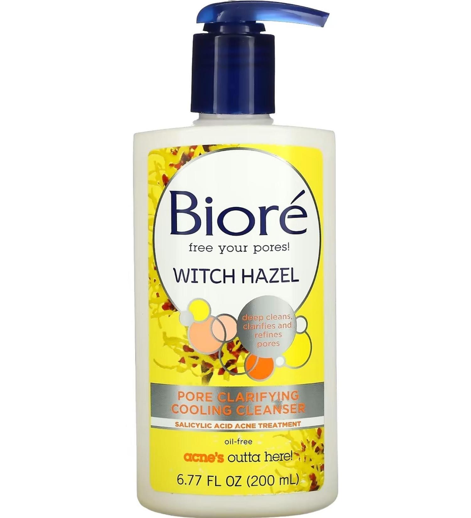 Biore Witch Hazel Anti-Acne Oil-Free Facial Cleansing Gel 200ml