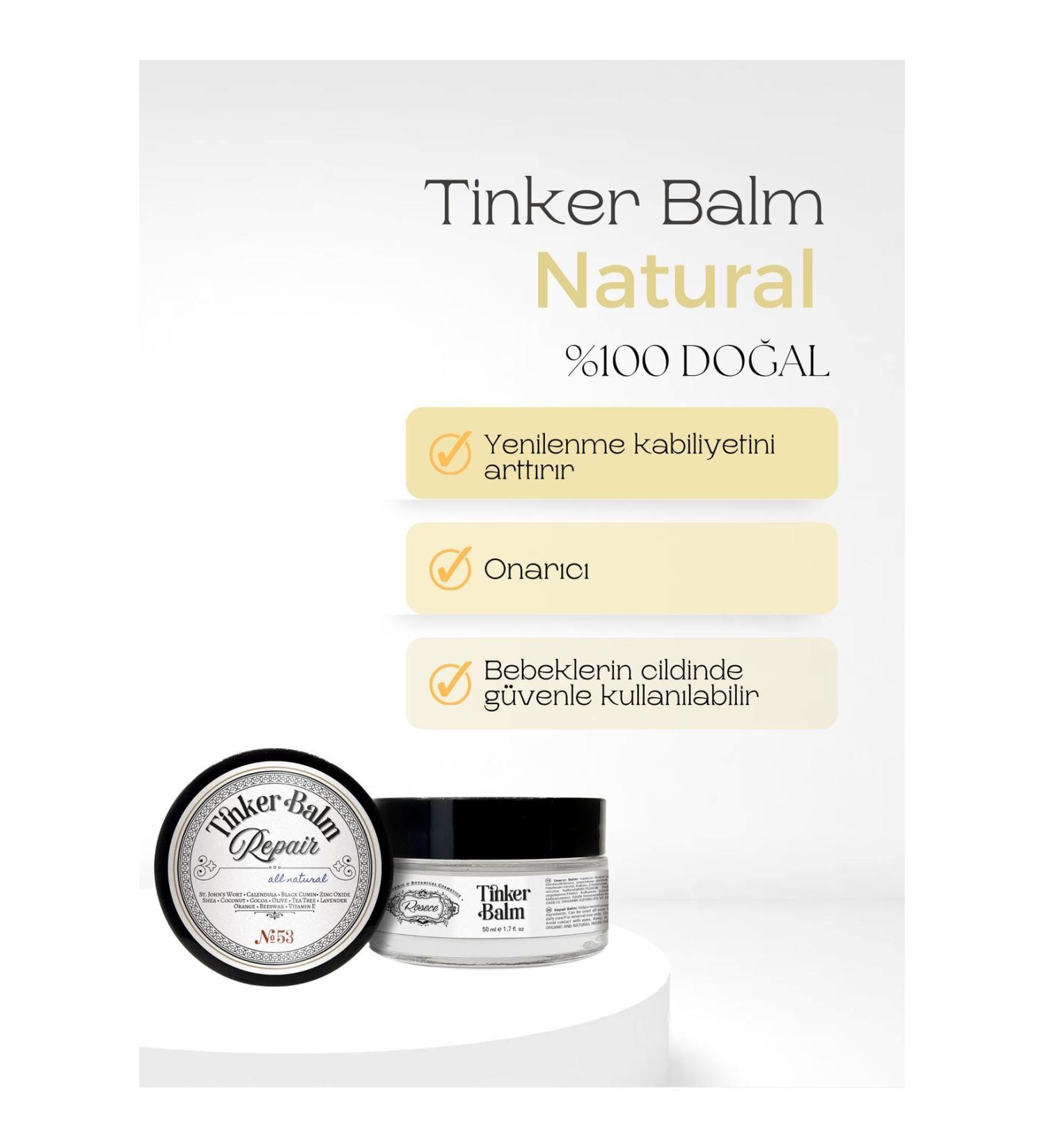 Rosece Natural Tinker Balm | Natural Repair Balm | 50ml - Buy Online on GoSupps.com