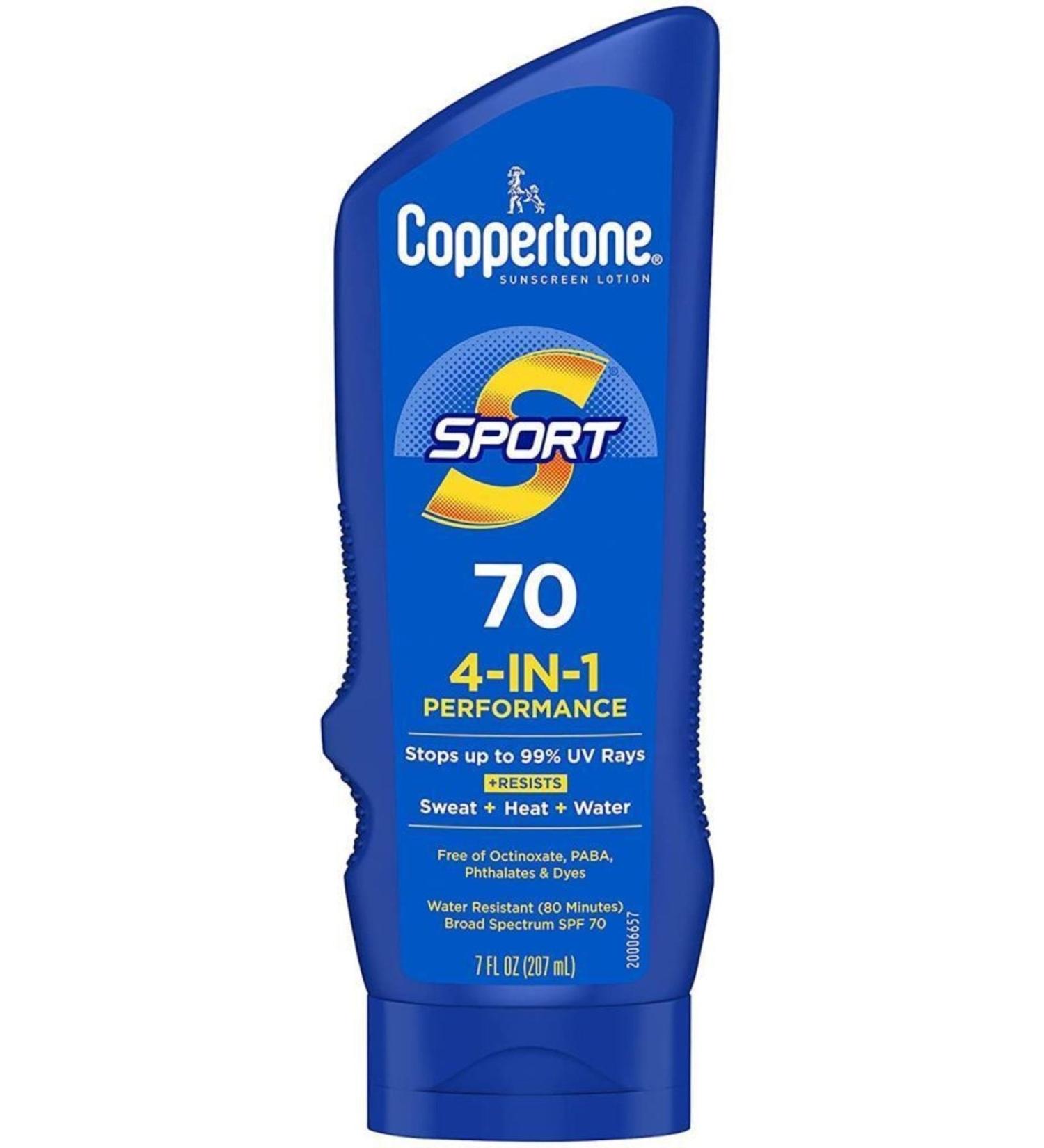 Coppertone Sport Spf70 4in1 Sunscreen Lotion 207ml