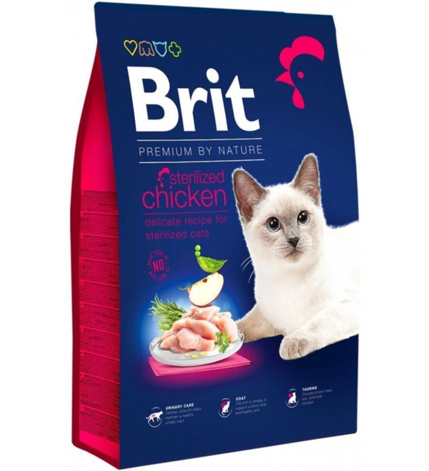Brit Care Premium By Nature Cat Sterilized Chicken 8 kg