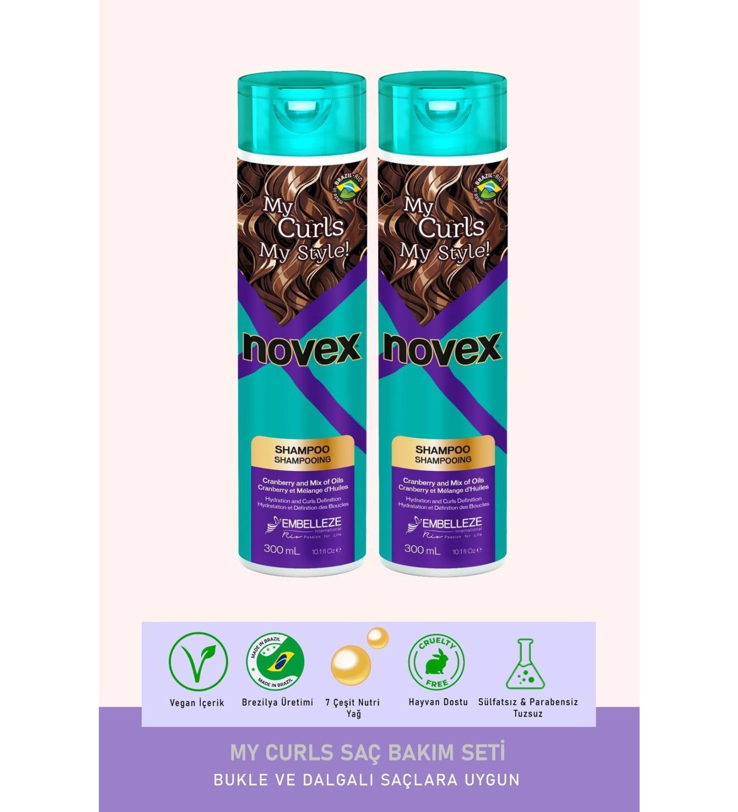 NOVEX My Curls - Curl Defining Shampoo 300ml X 2 Pieces - Buy Online on GoSupps.com