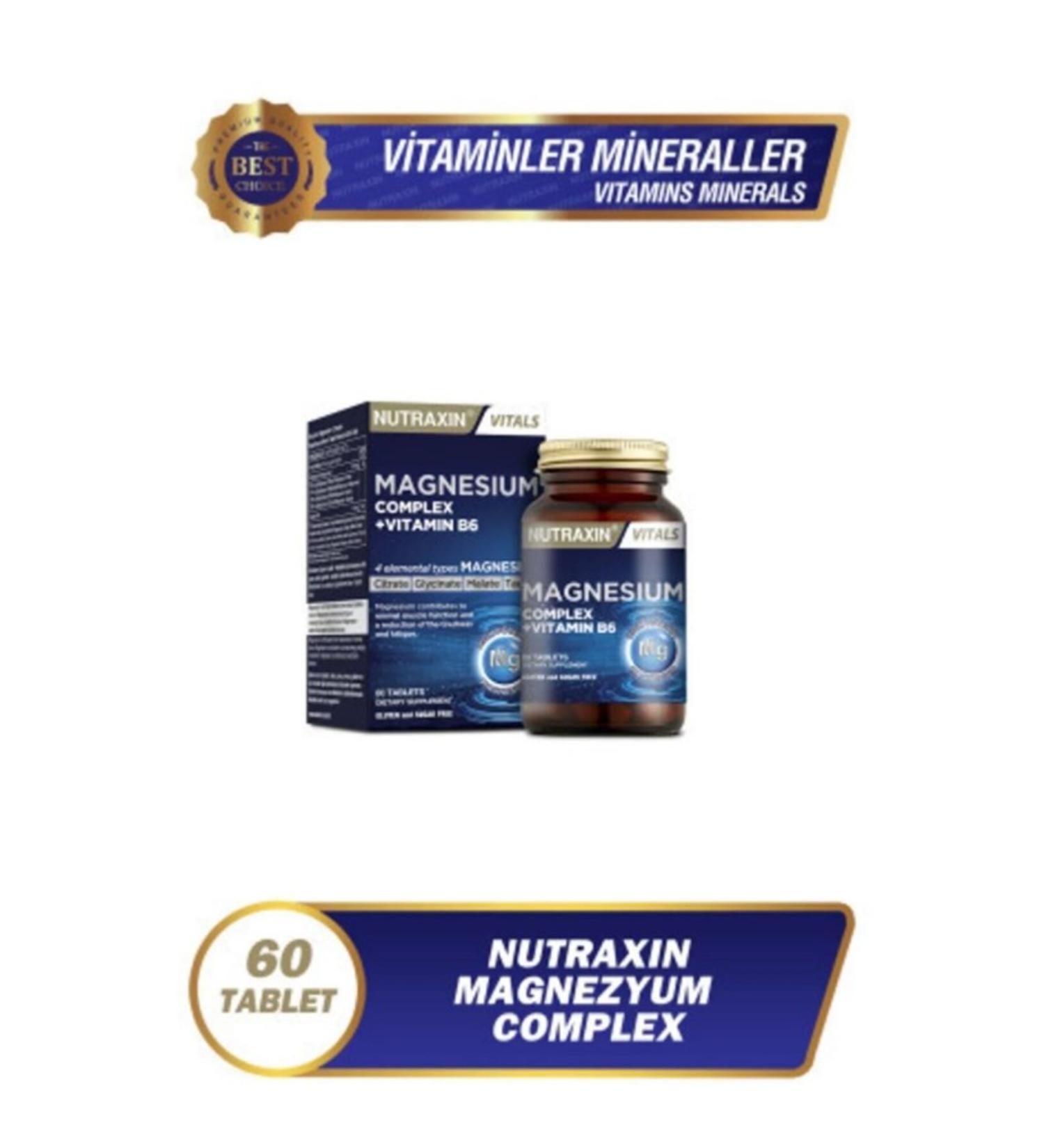 Nutraxin Magnesium Complex 60 Tablets