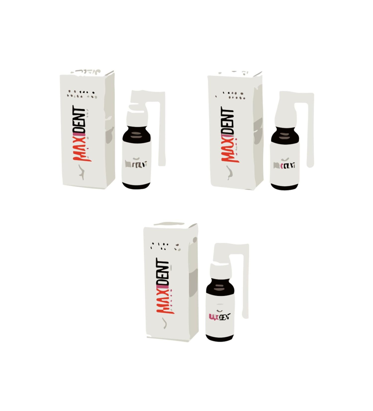 MAXIDENT Dental Care Solution 20 ml 3 Pieces