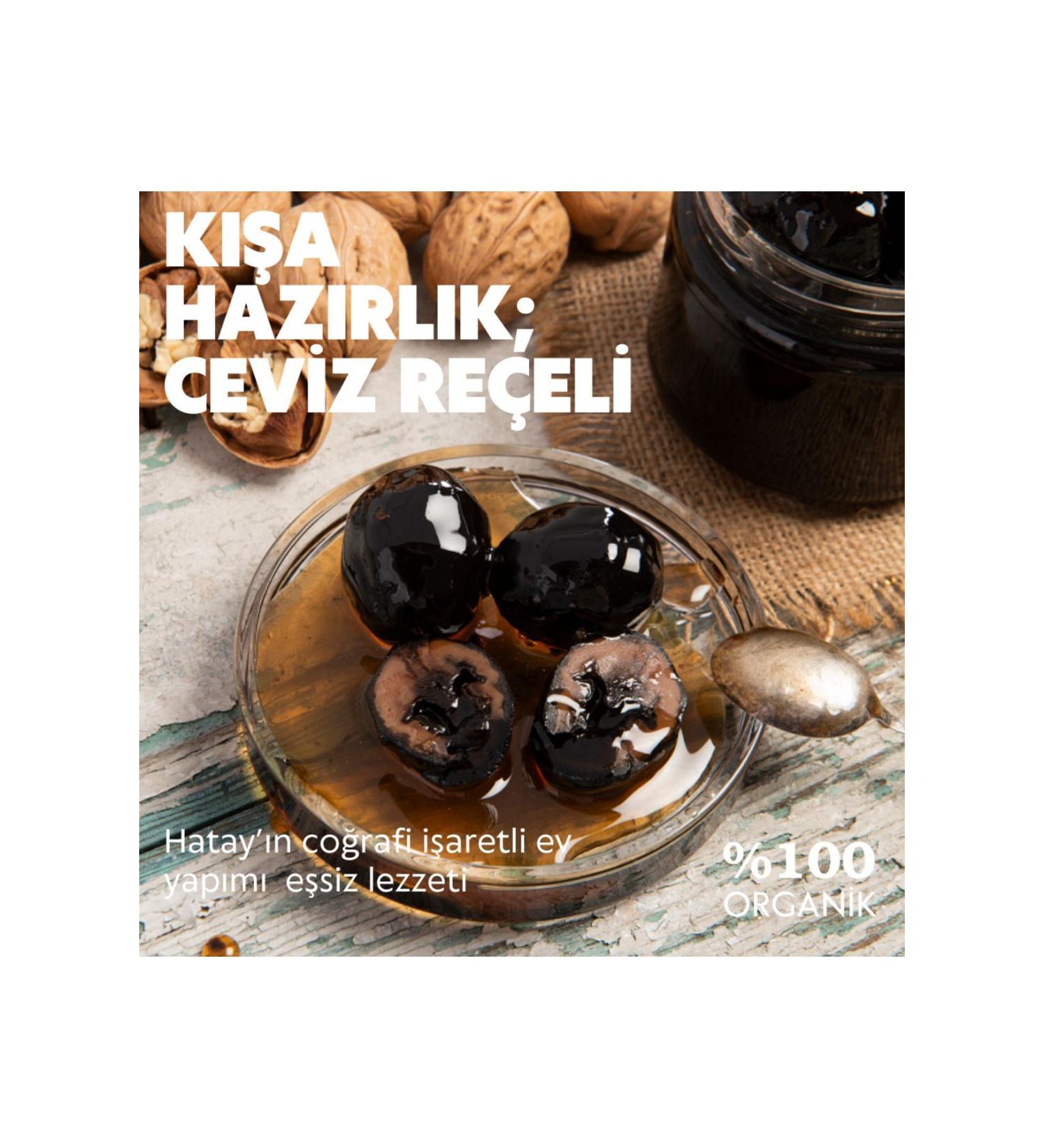 HatayBazaar Hatay Walnut Jam 0 Organic Homemade (Geographically Indicated Product) - 850 Gr.