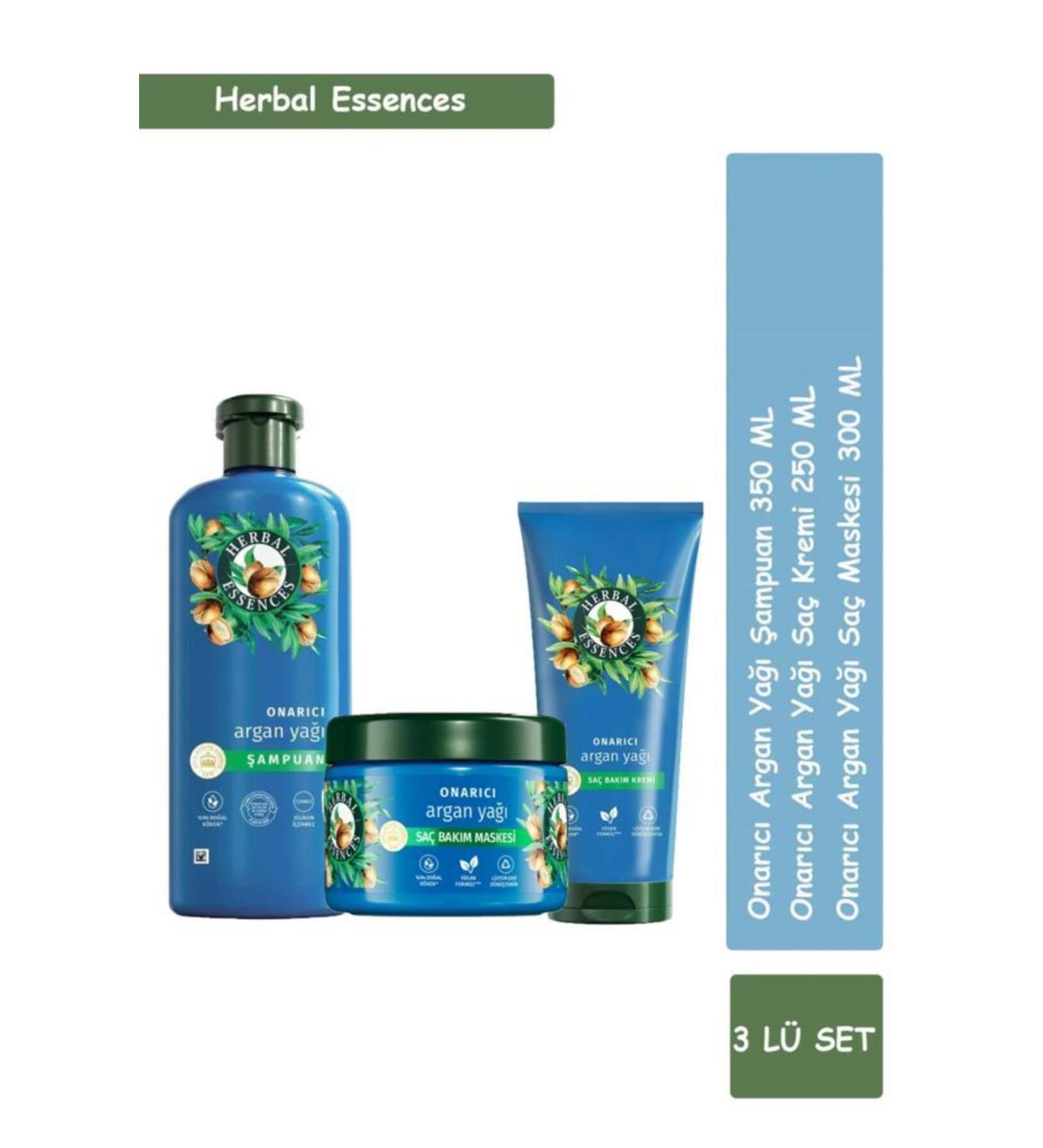 Herbal Essences Repairing Argan Oil Hair Care Set