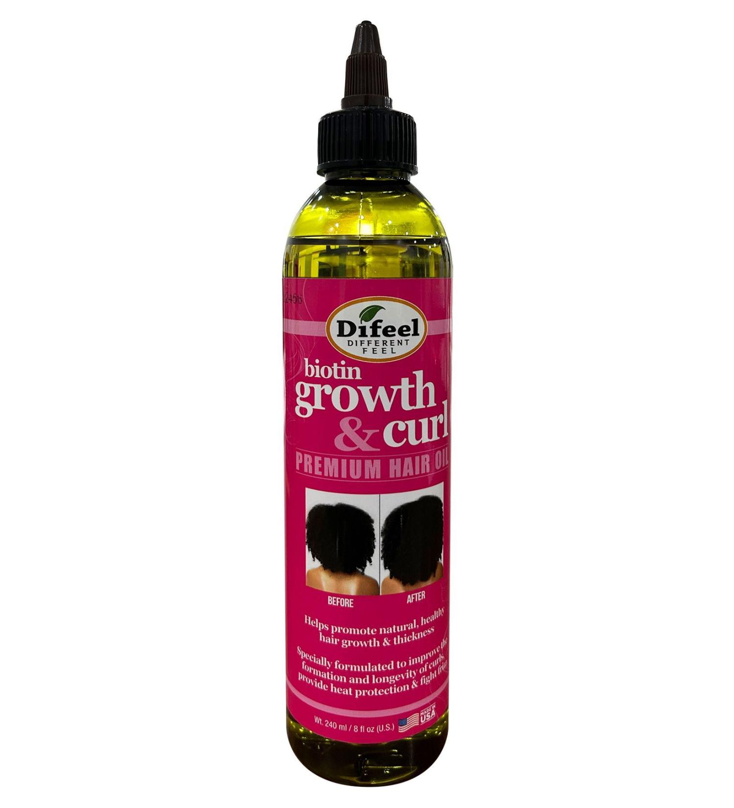 Difeel Biotin Growth & Curl Hair Oil 240ML