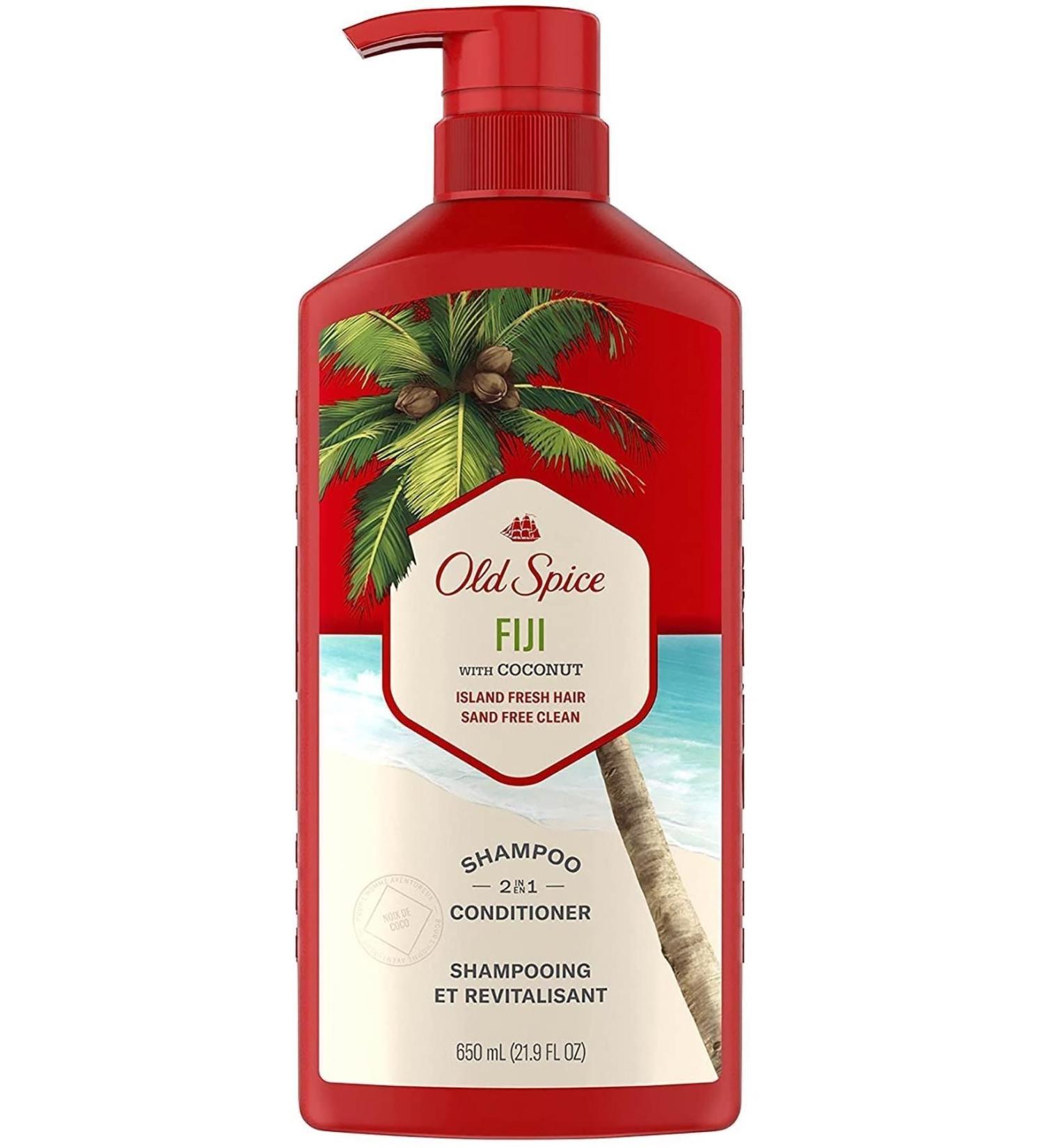 Old Spice F/c Fiji 2in1 Shampoo and Conditioner 650ml