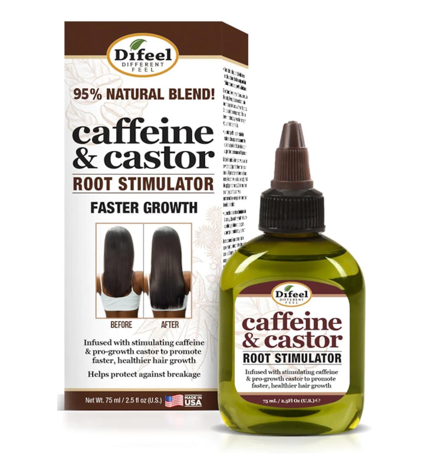 Difeel Caffeine & Castor Hair Care Solution 75ML