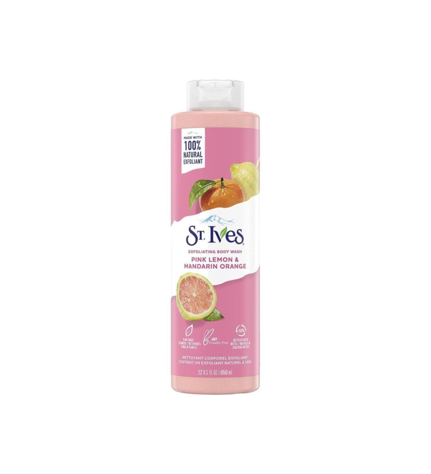 St. Ives St. ves Pink Lemon & Mandarin Orange Body Wash 650ml - Buy Online on GoSupps.com