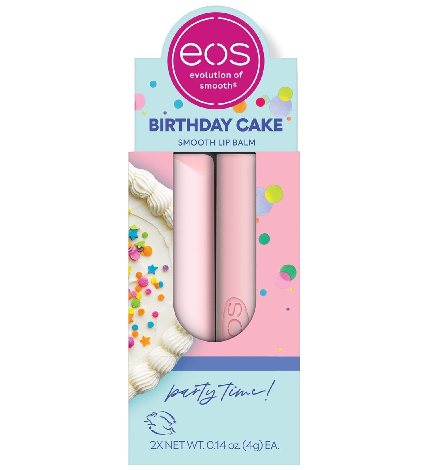 Eos Lip Balm Birthday Cake 2 Pack Lip Balm 2x4GR