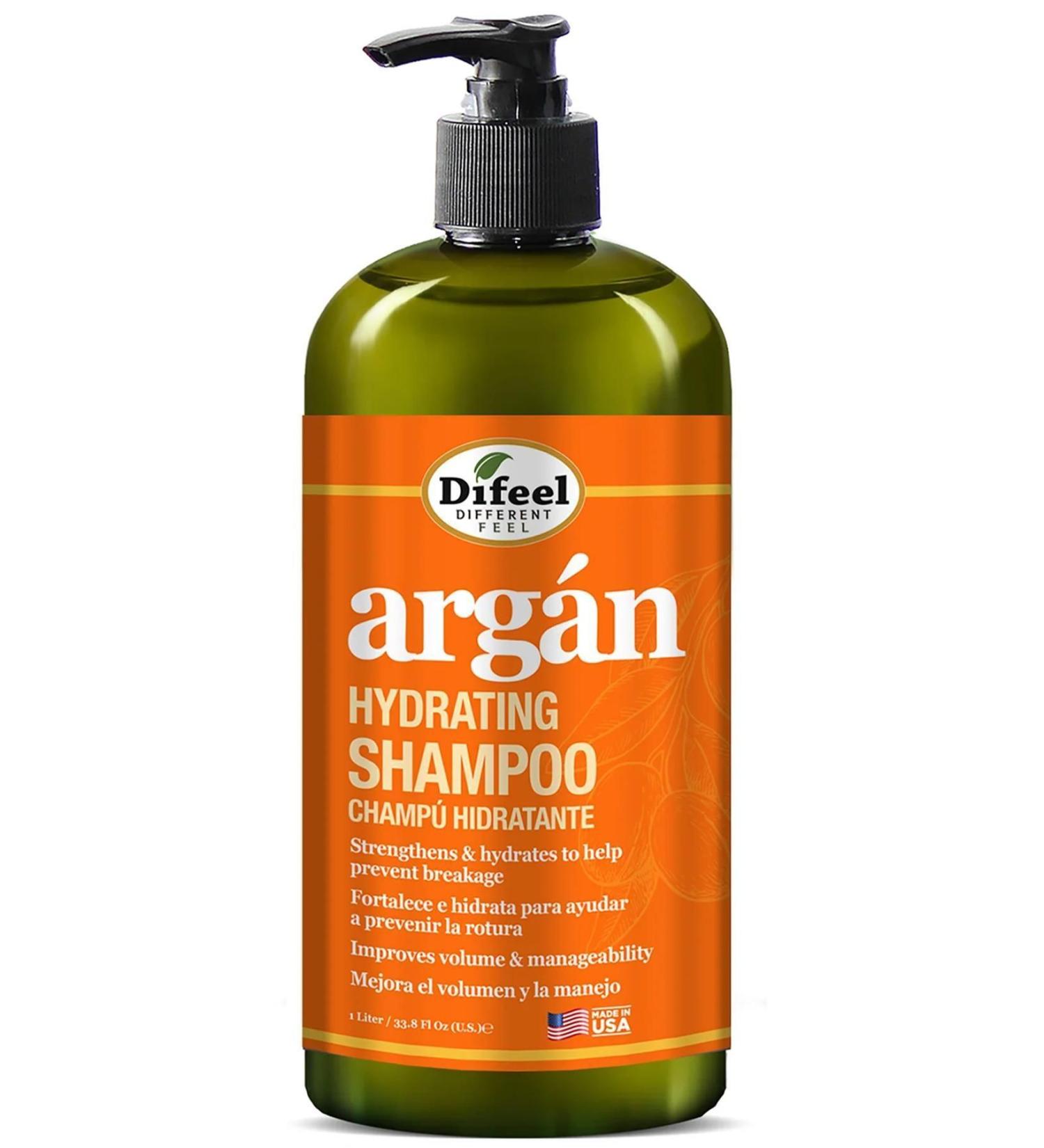 Difeel Argan Oil Moisturizing Shampoo 1LT
