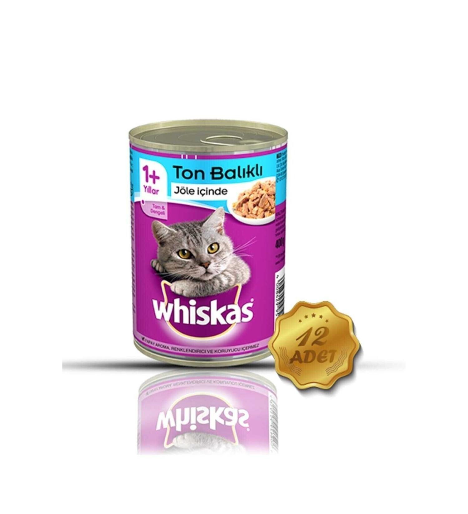 Whiskas Canned Tuna 400 gr x 12 Pieces