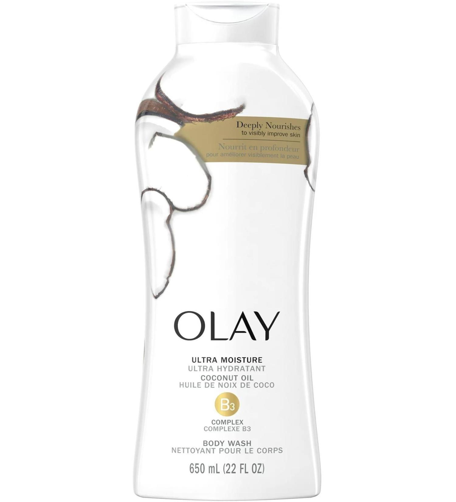 OLAY Ultra Moisture Coconut Oil Body Wash 650ml - Buy Online on GoSupps.com