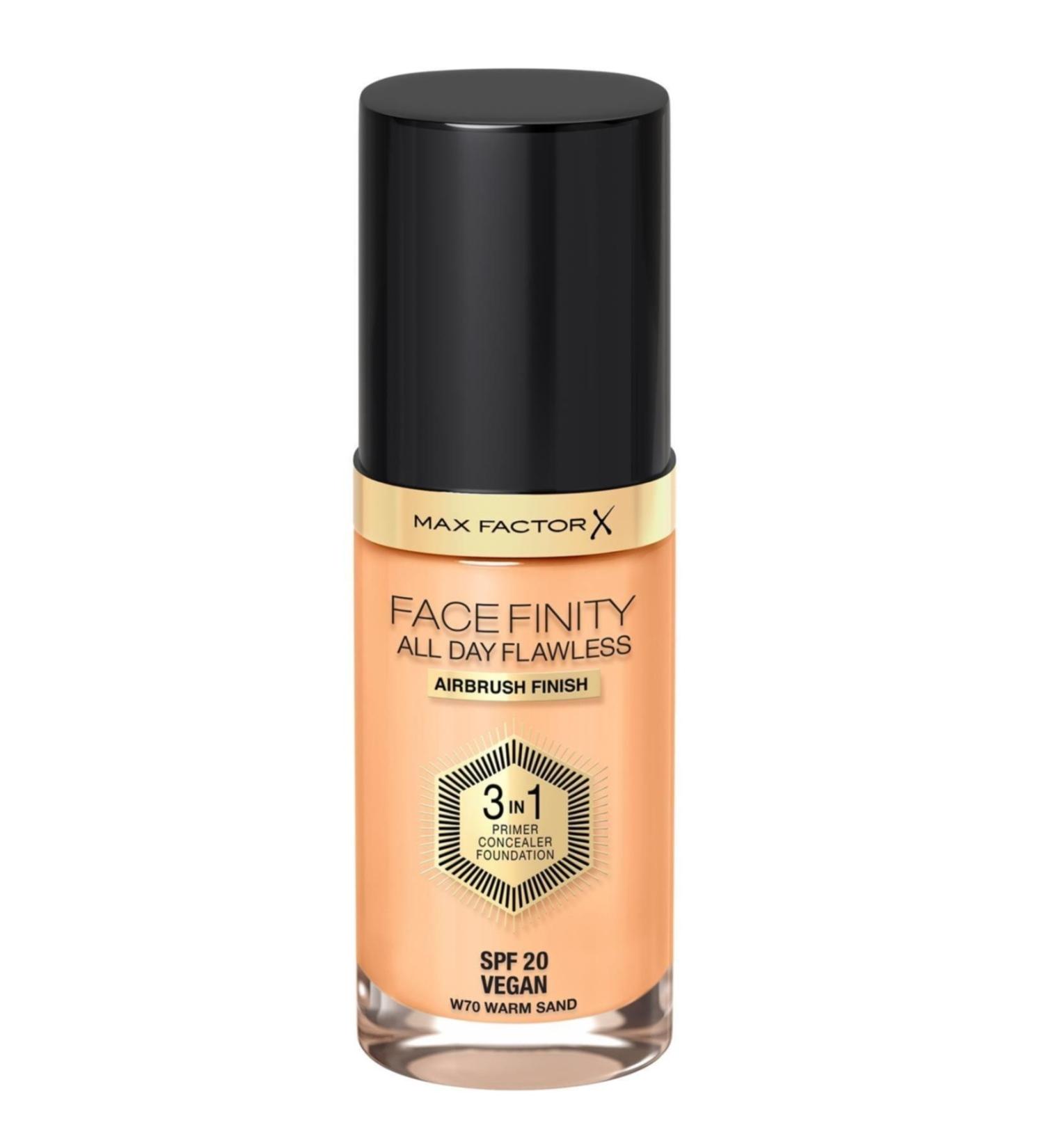 Max Factor Foundation - Facefinity All Day Flawless Foundation 70 Warm Sand - Buy Online on GoSupps.com