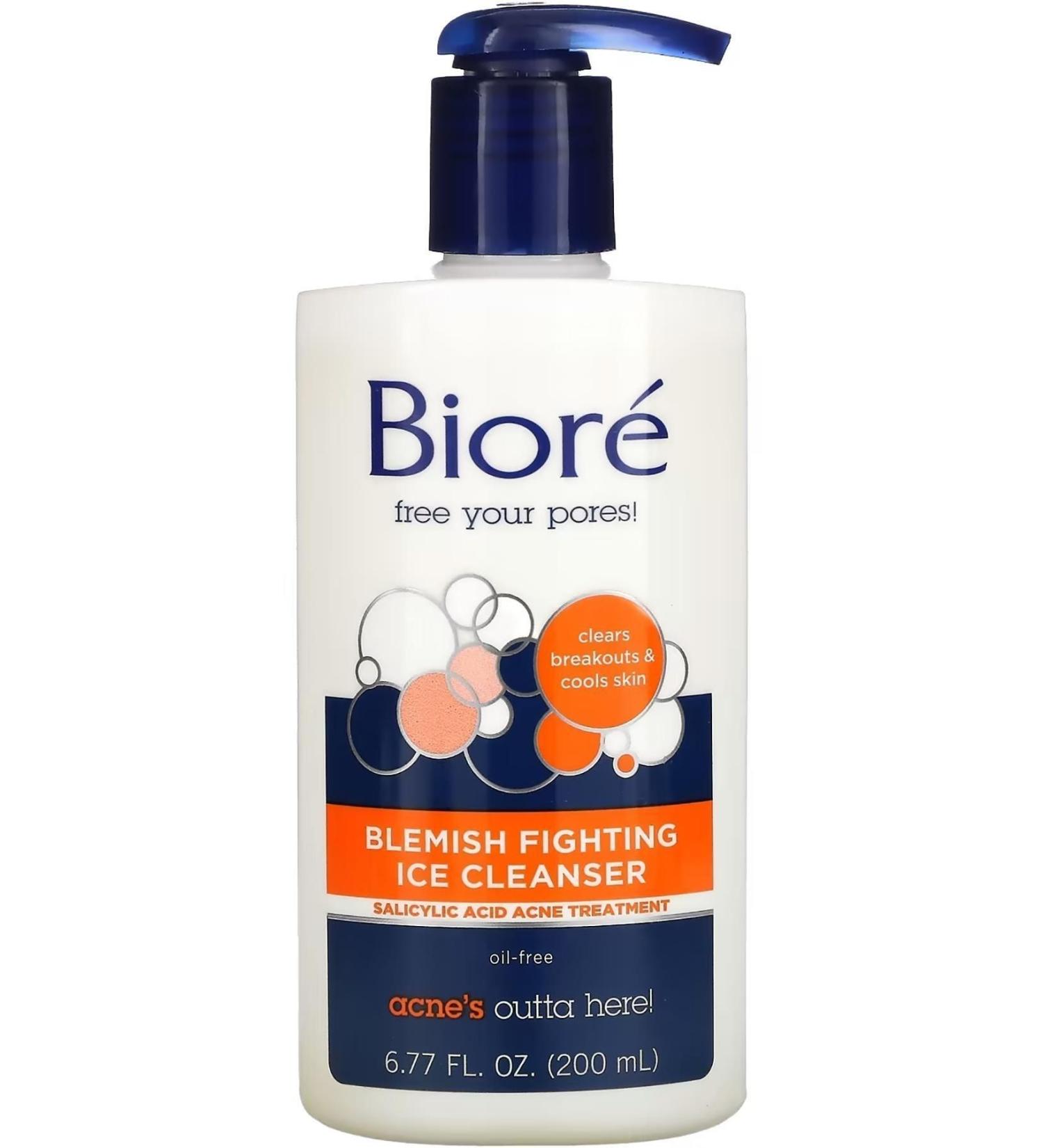 Biore Anti-Blemish and Anti-Acne Oil-Free Facial Cleansing Gel 200ml