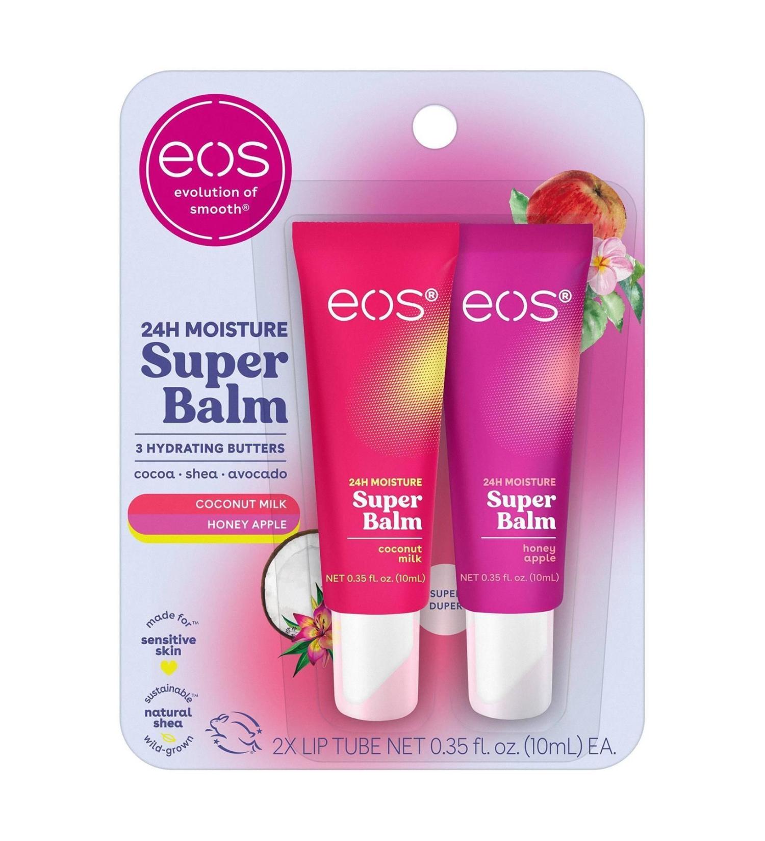 Eos Lip Balm Coconut Milk + Honey Apple 2 Pack Lip Balm 2x10ML