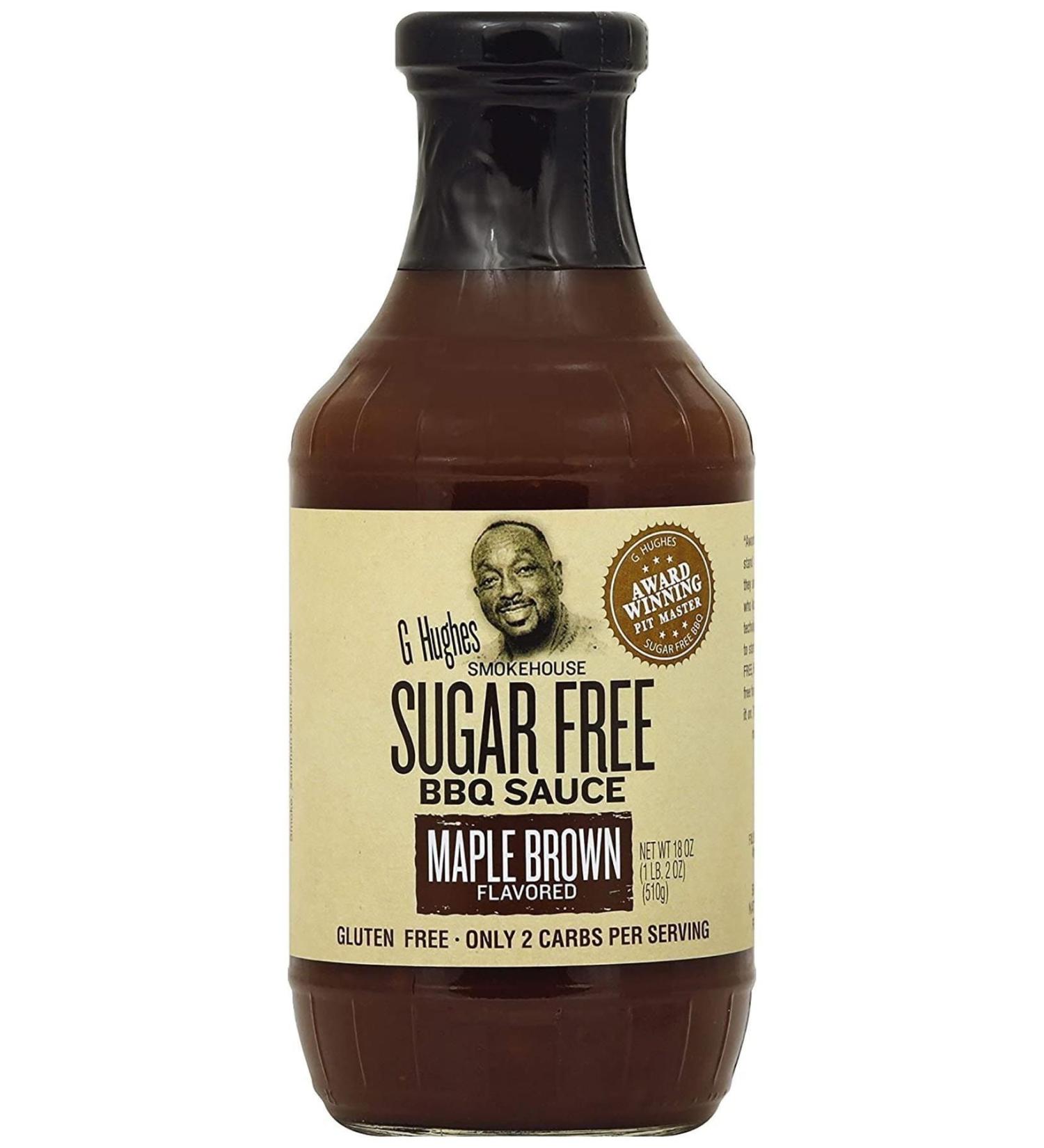 Franks RedHot G Hughes Sugar-Free Barbecue Sauce Maple Brown Flavored 510gr